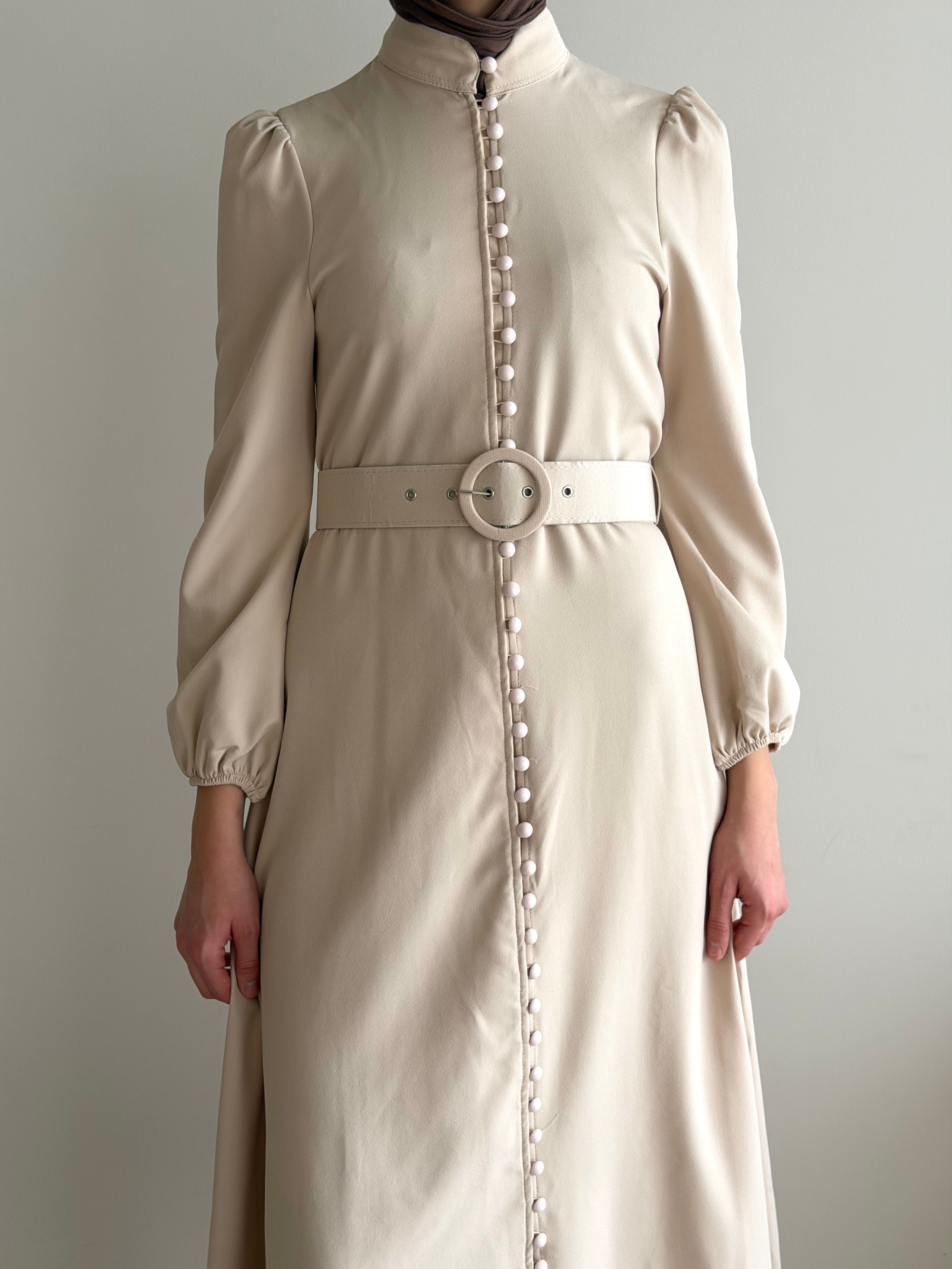 AMARA BUTTON DRESS