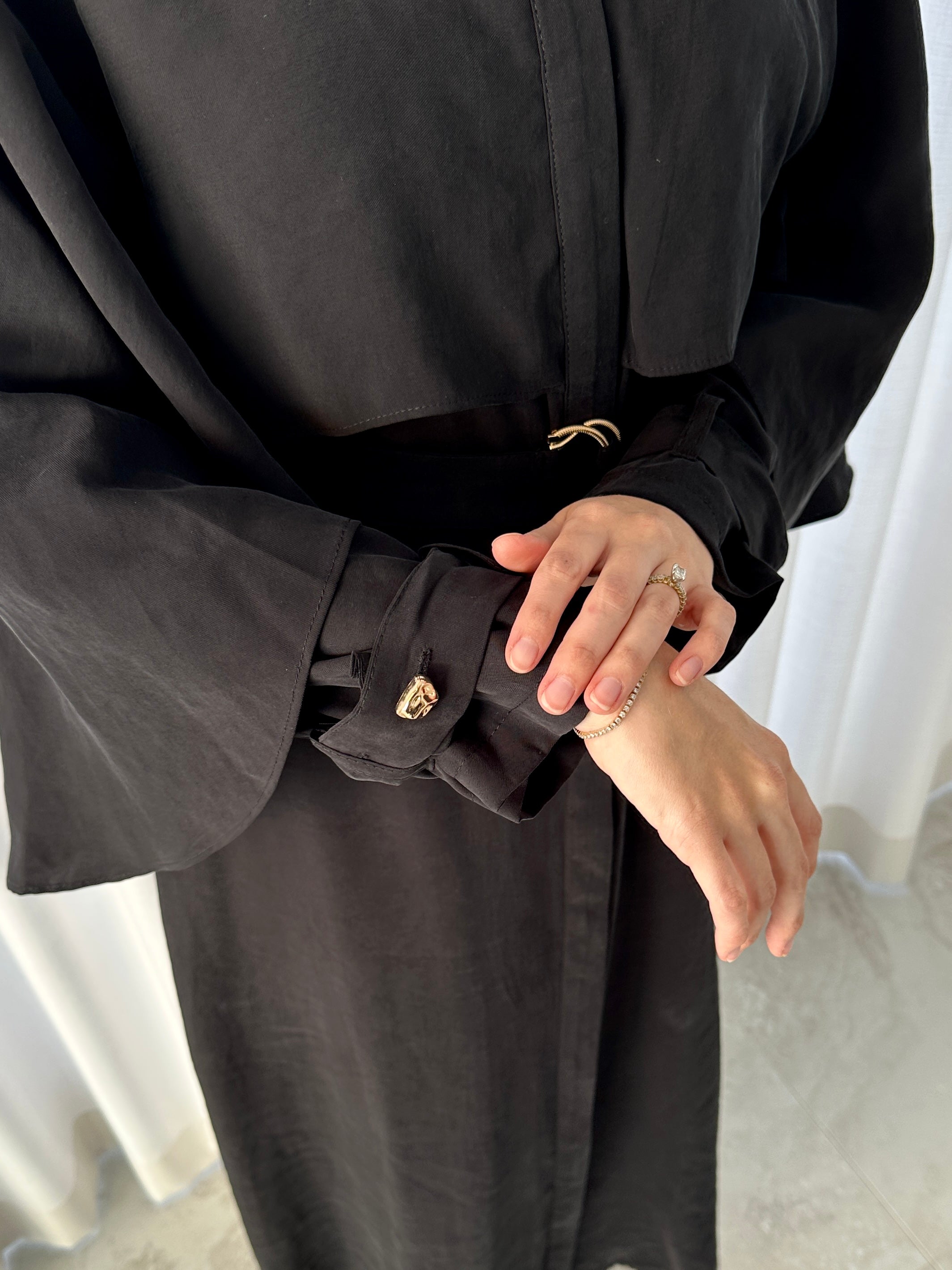 NAYLA CAPE DRESS