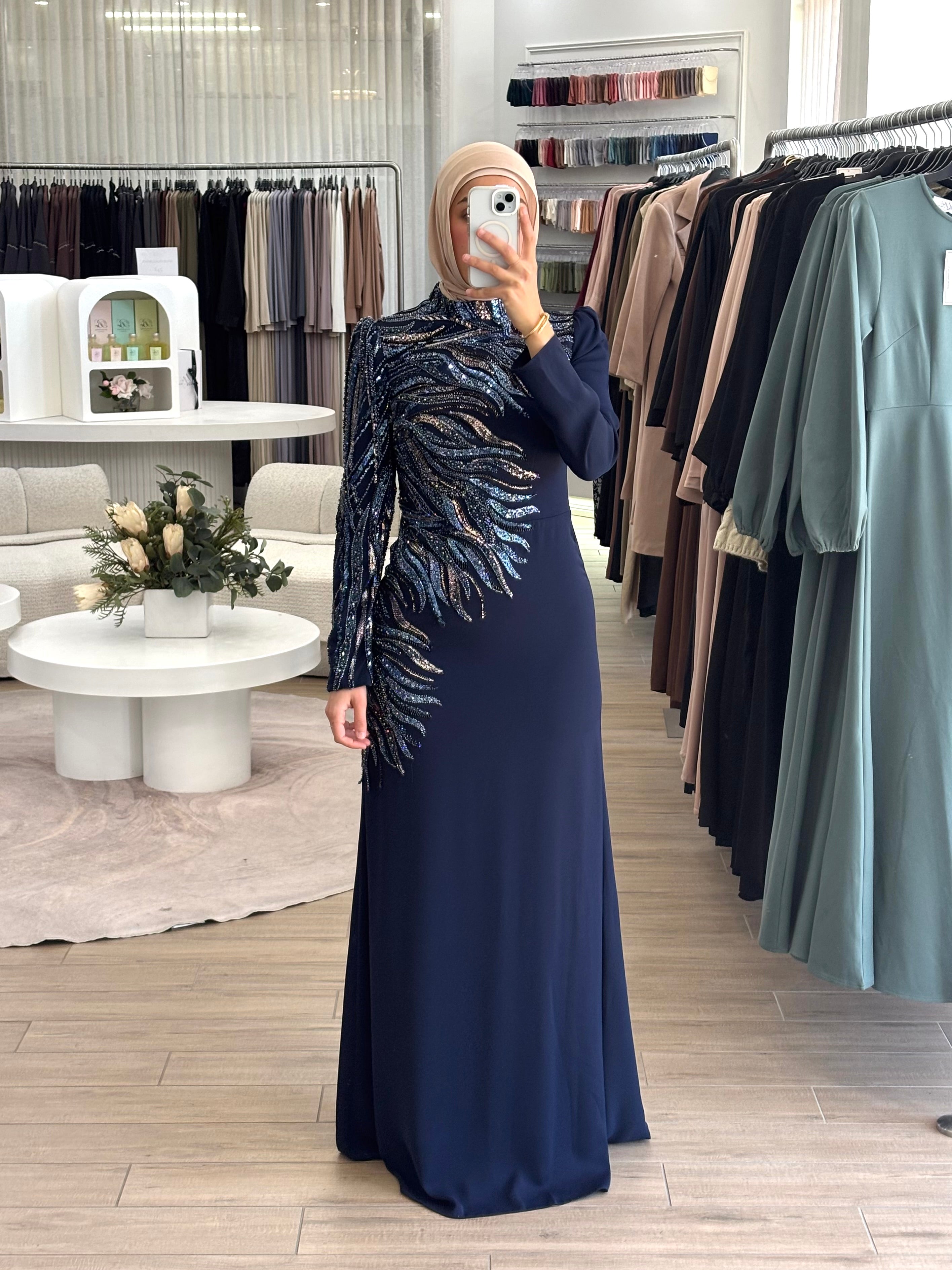 AZURE RADIANCE GOWN