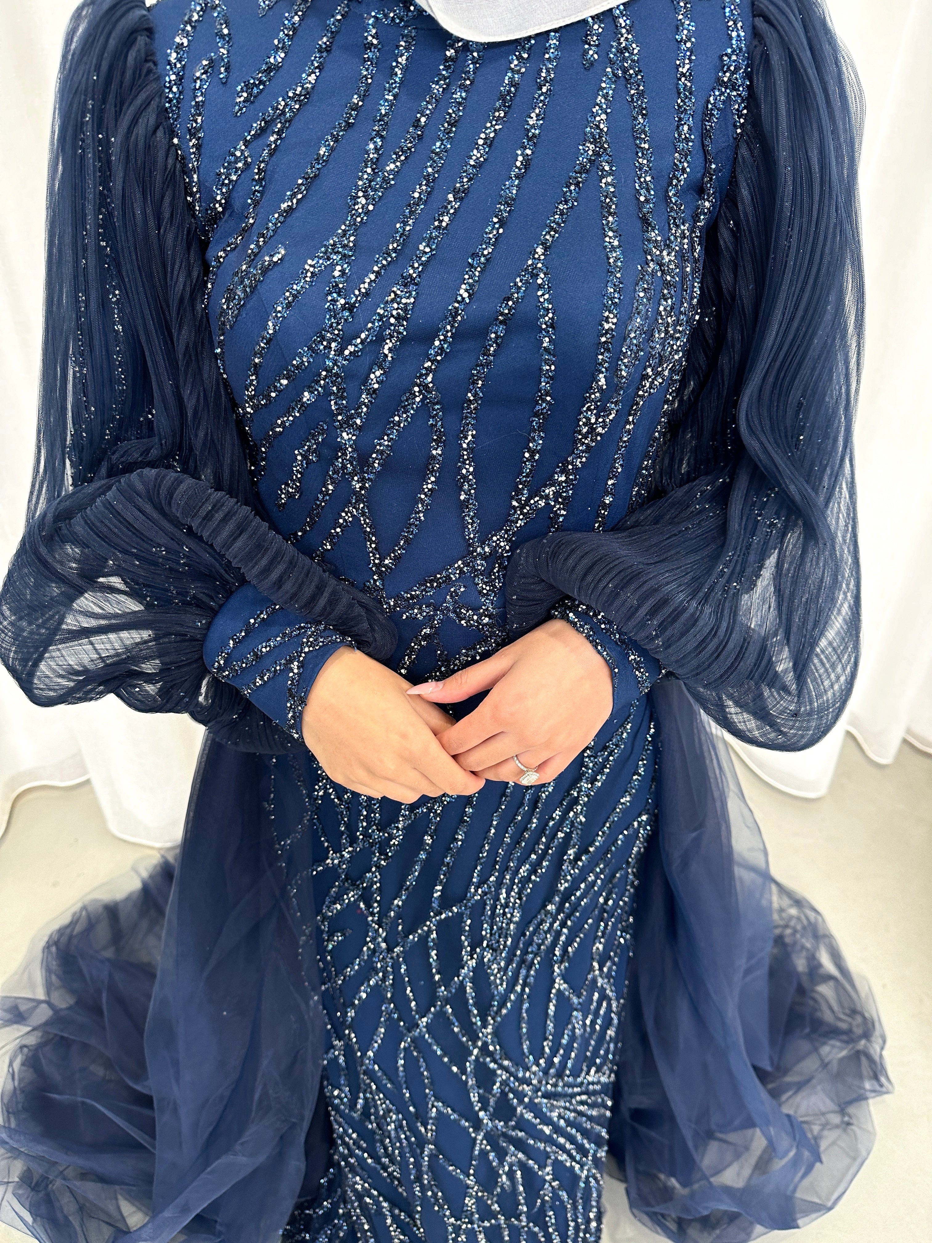 DANIA FORMAL GOWN - NAVY