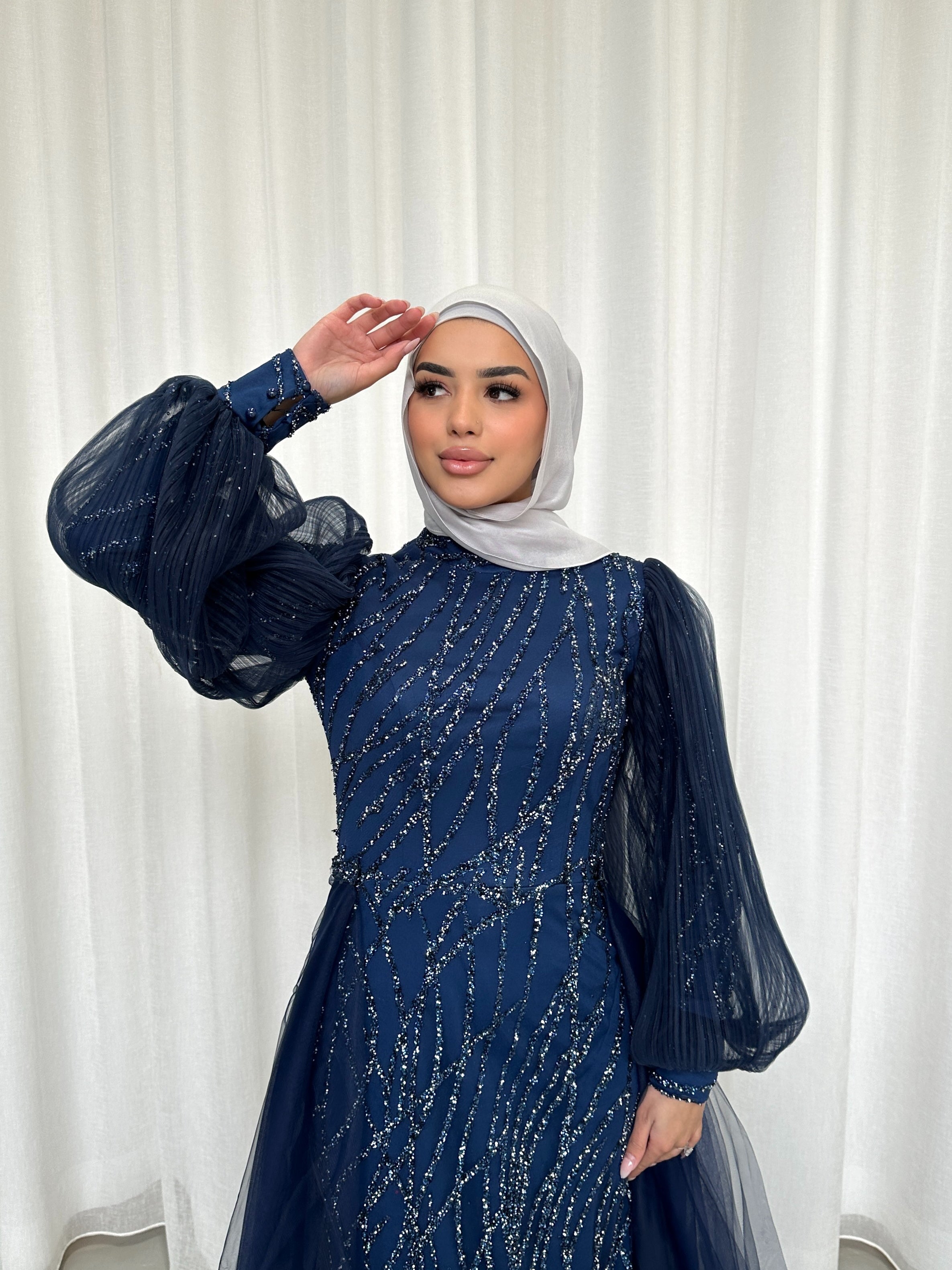 DANIA FORMAL GOWN - NAVY