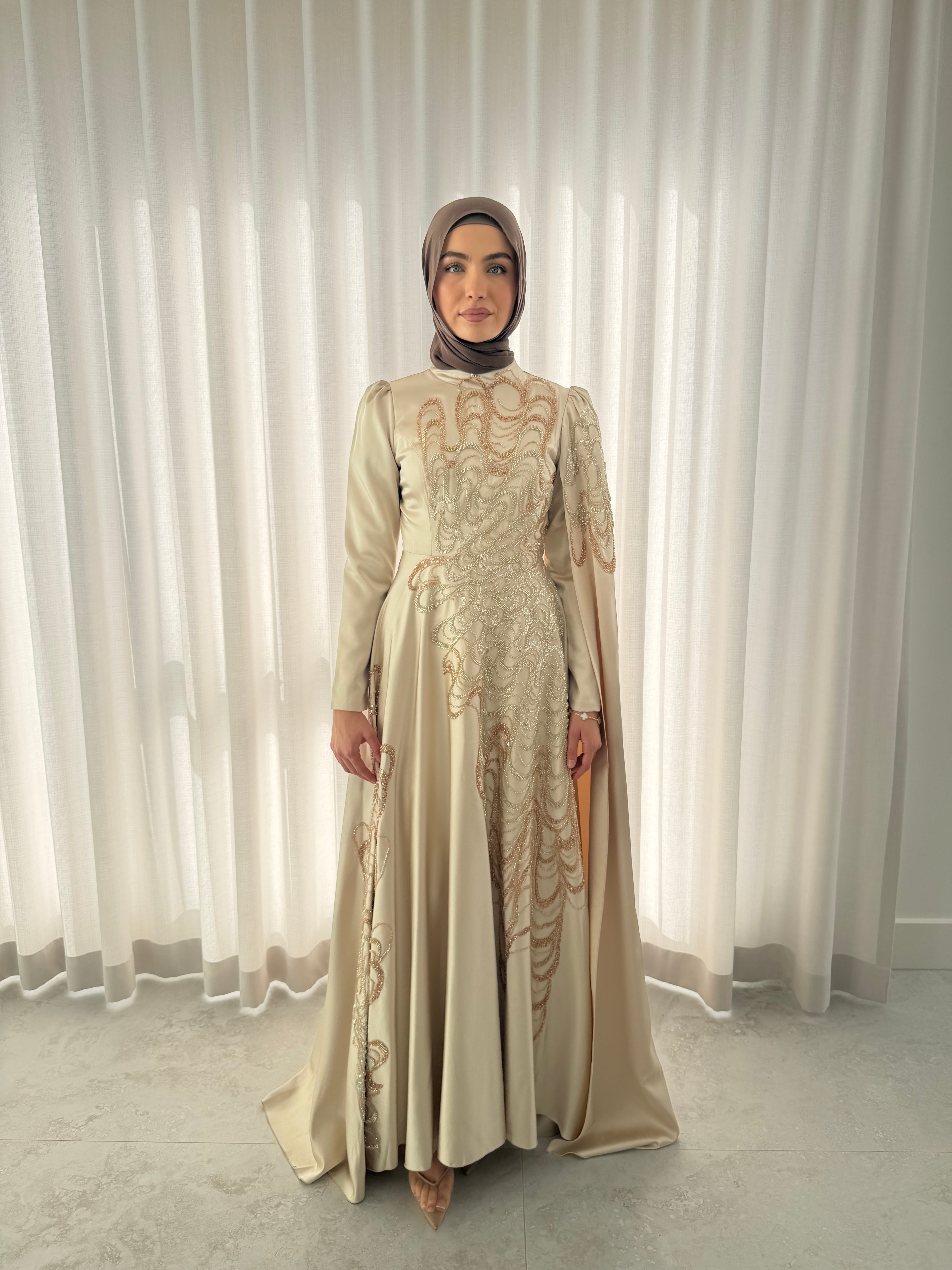 MARIAH FORMAL DRESS- GOLD