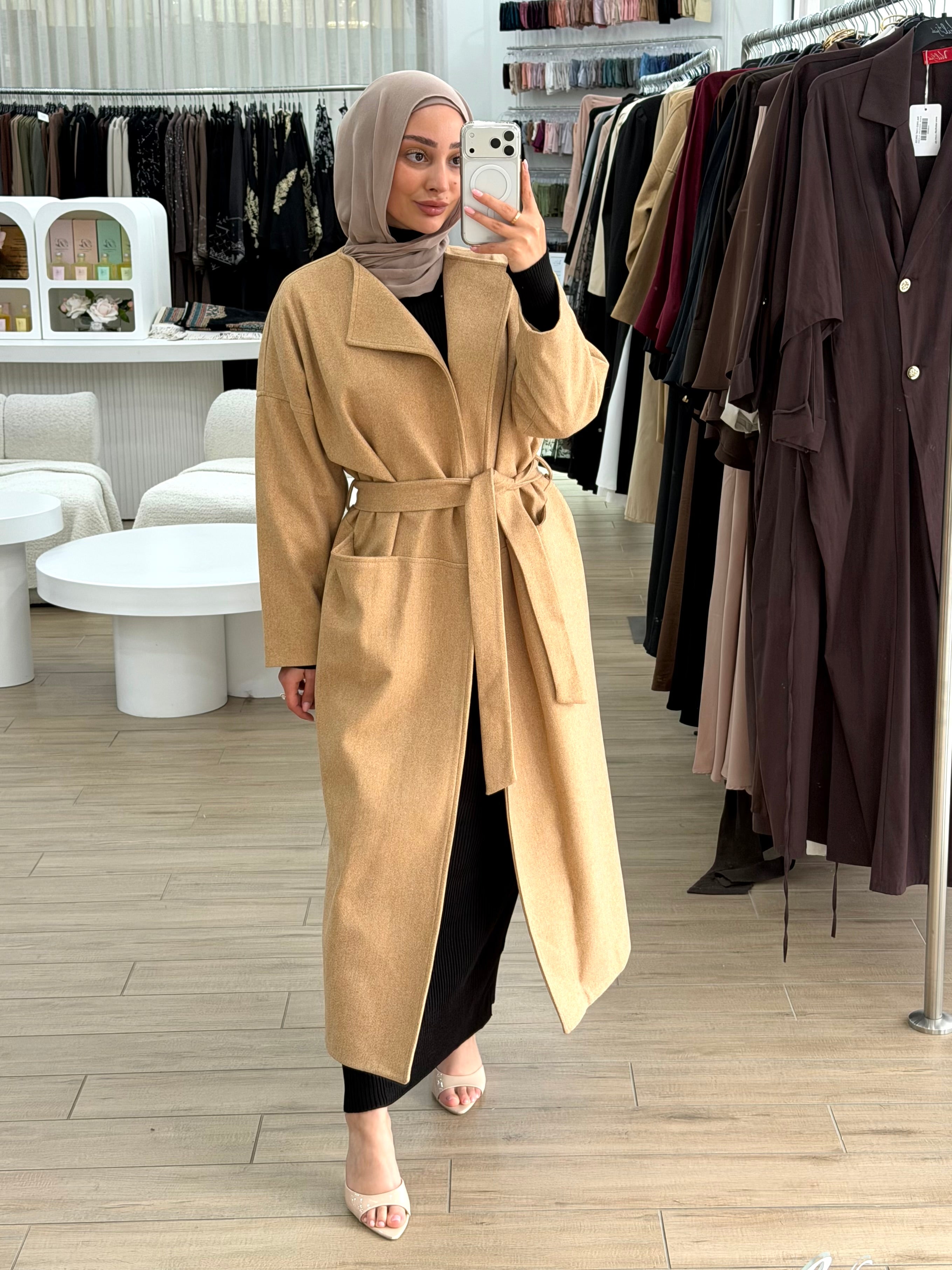 REFINED WRAP COAT