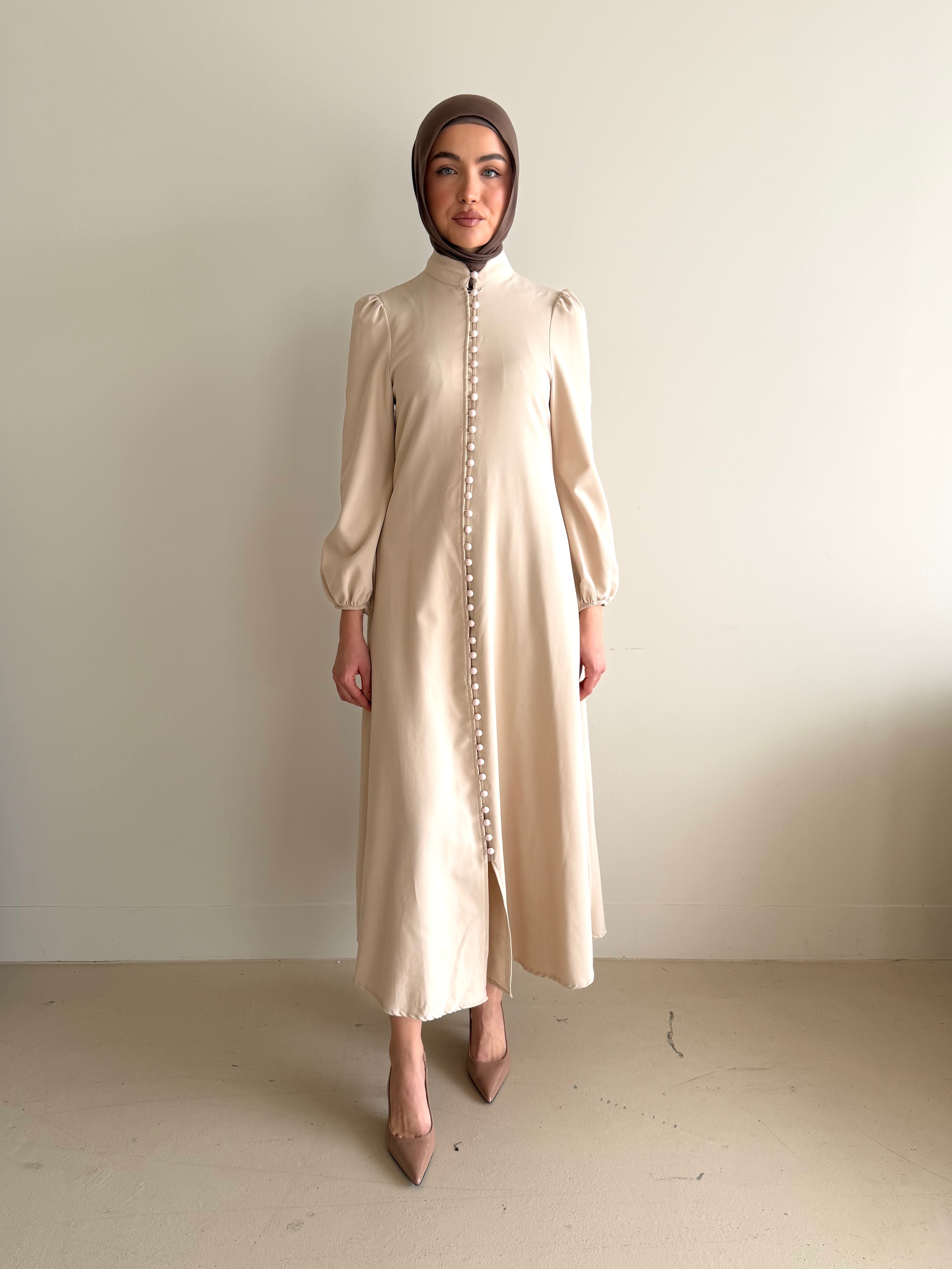 AMARA BUTTON DRESS
