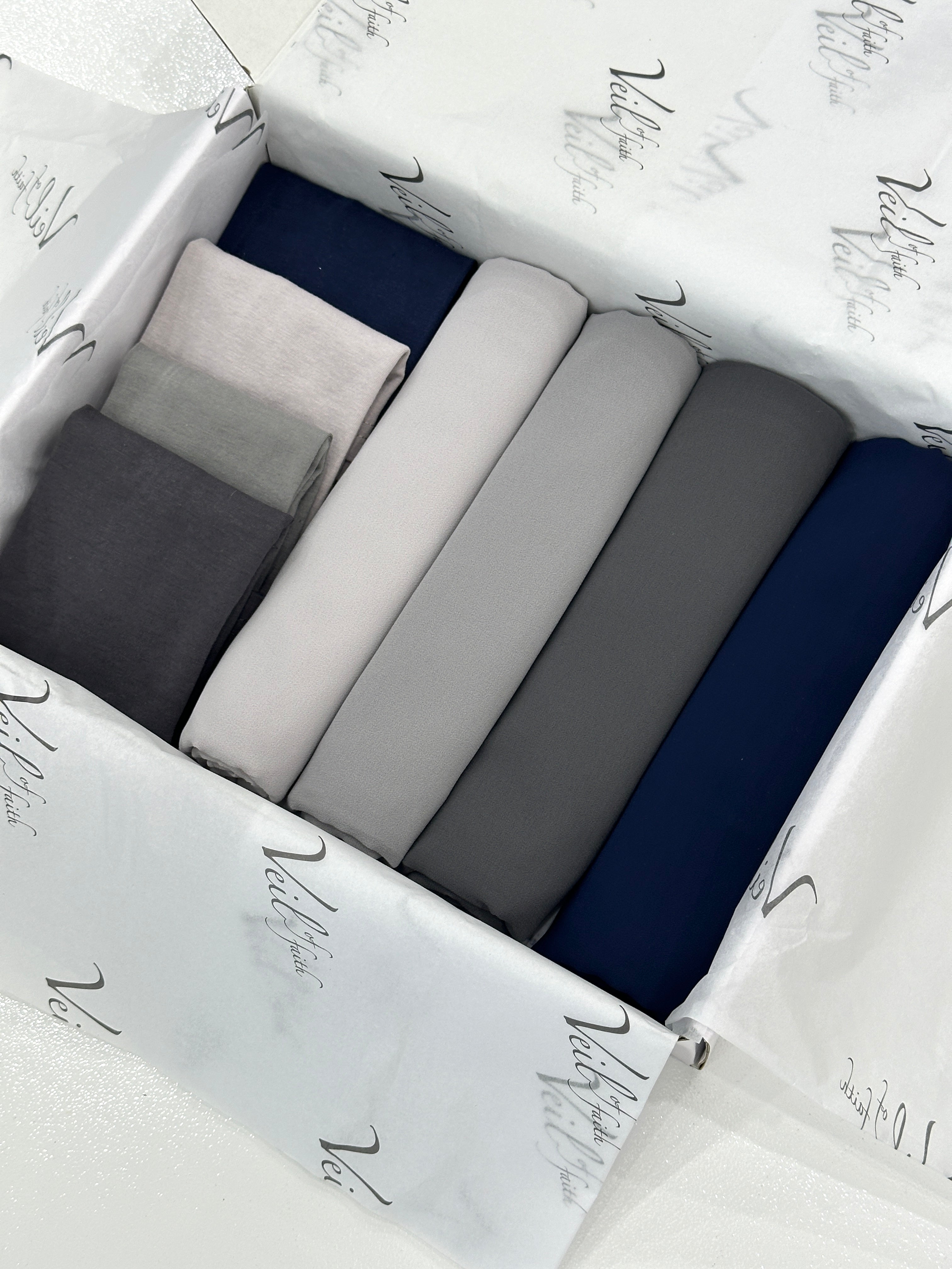 CREPE HIJAB GIFT BOX #4