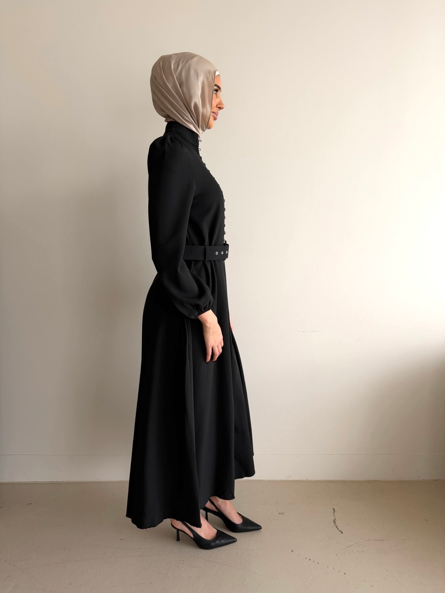AMARA BUTTON DRESS