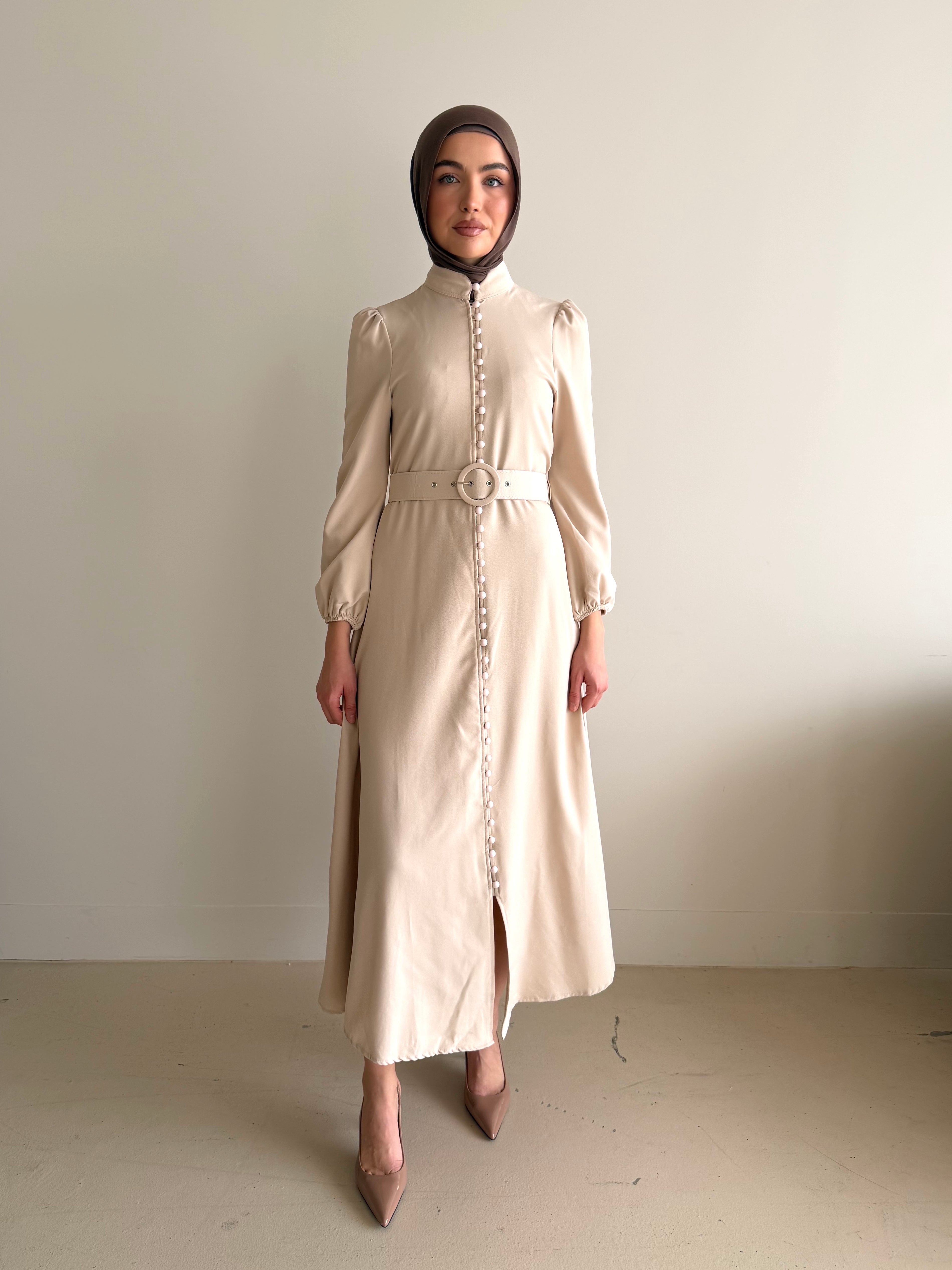 AMARA BUTTON DRESS