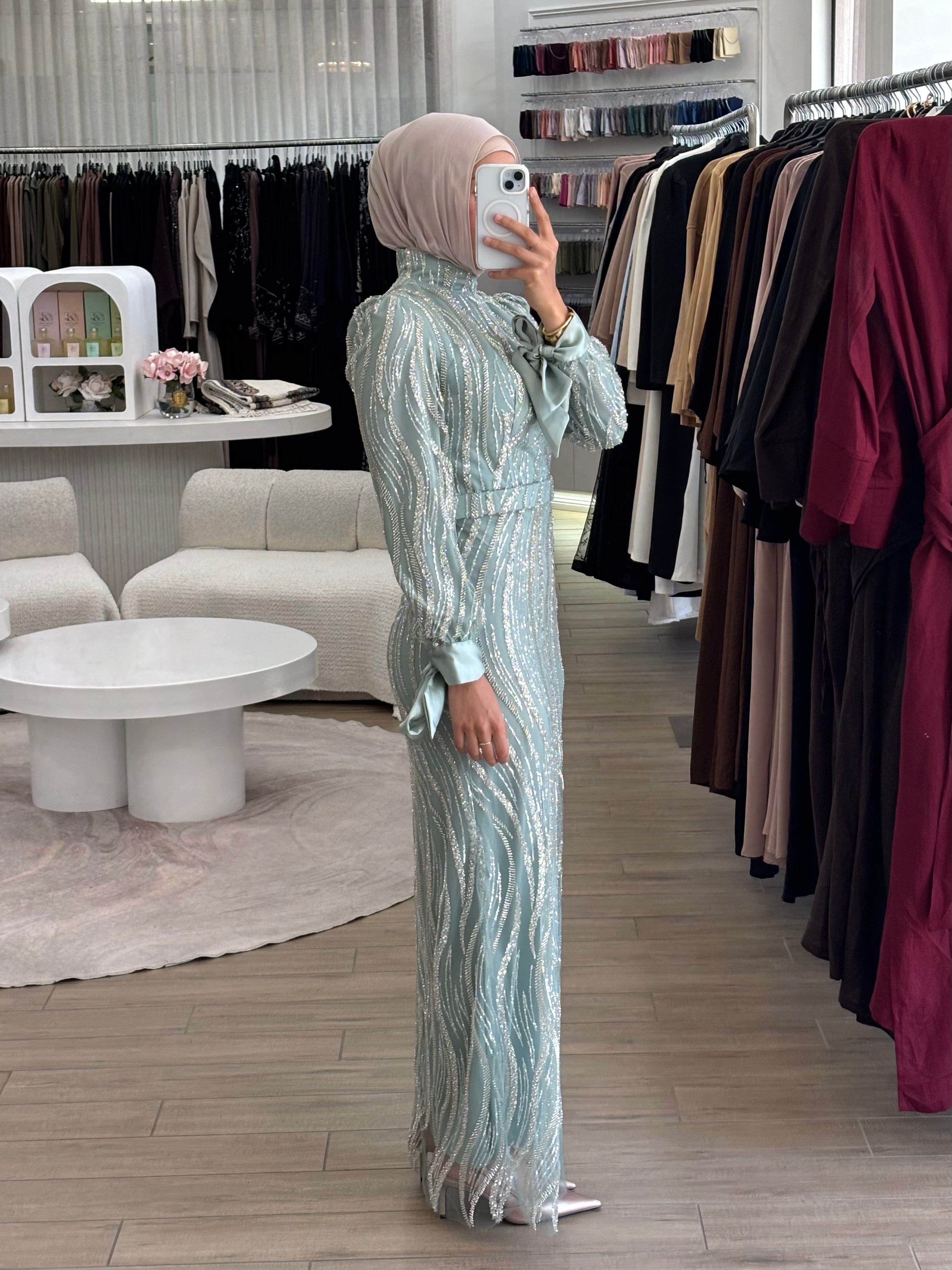 LIMA FORMAL DRESS-MINT
