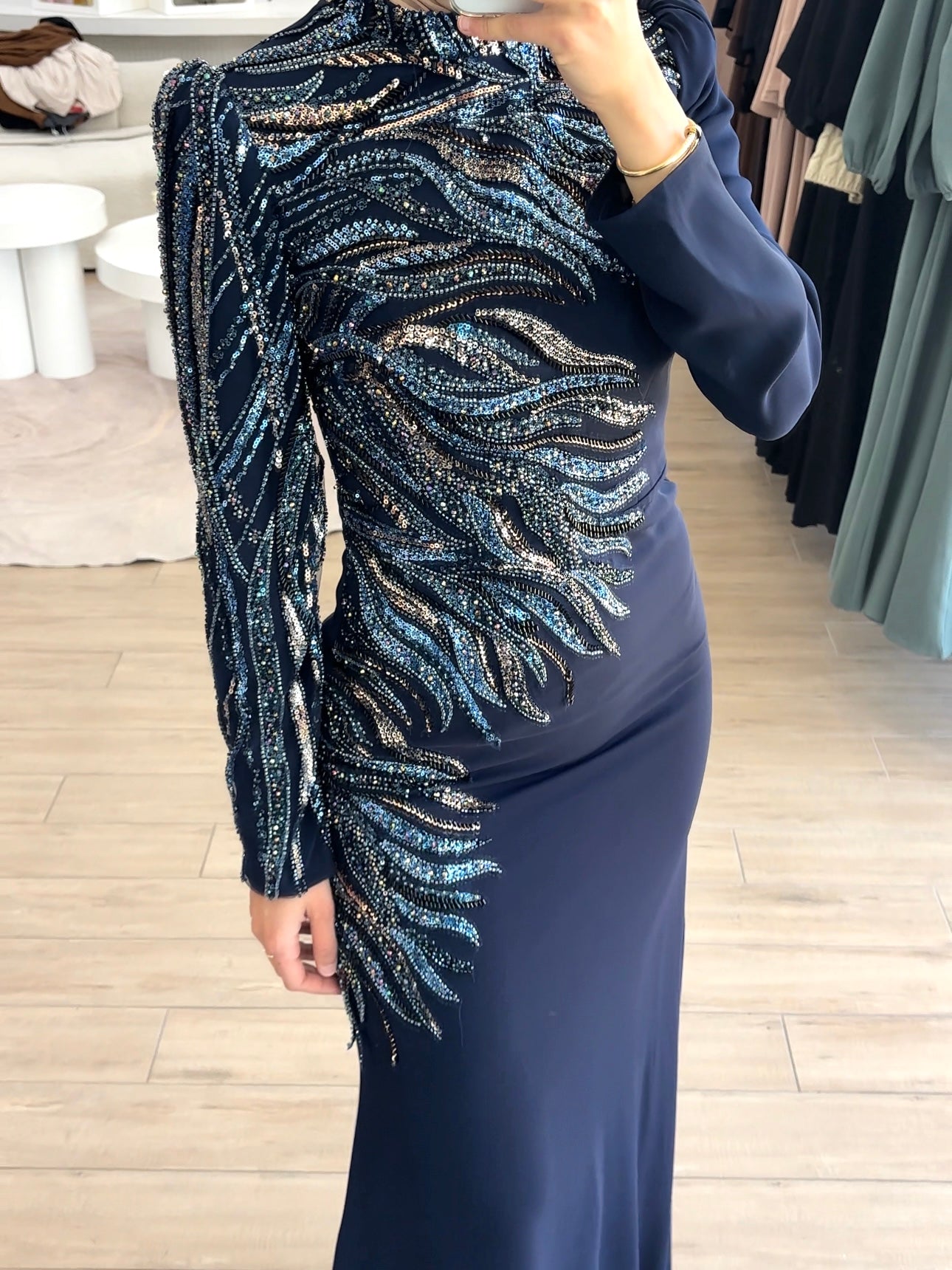AZURE RADIANCE GOWN