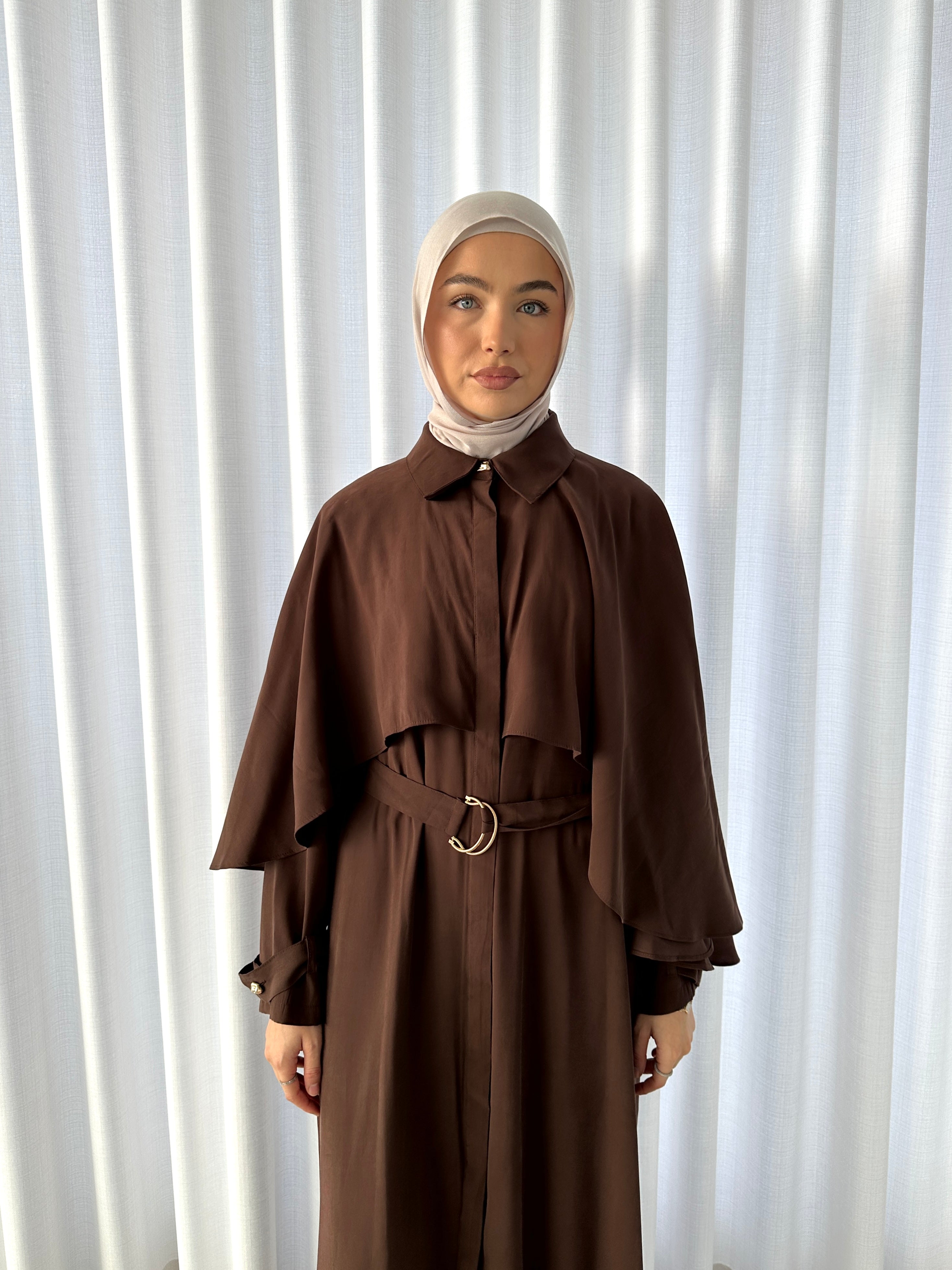 NAYLA CAPE DRESS