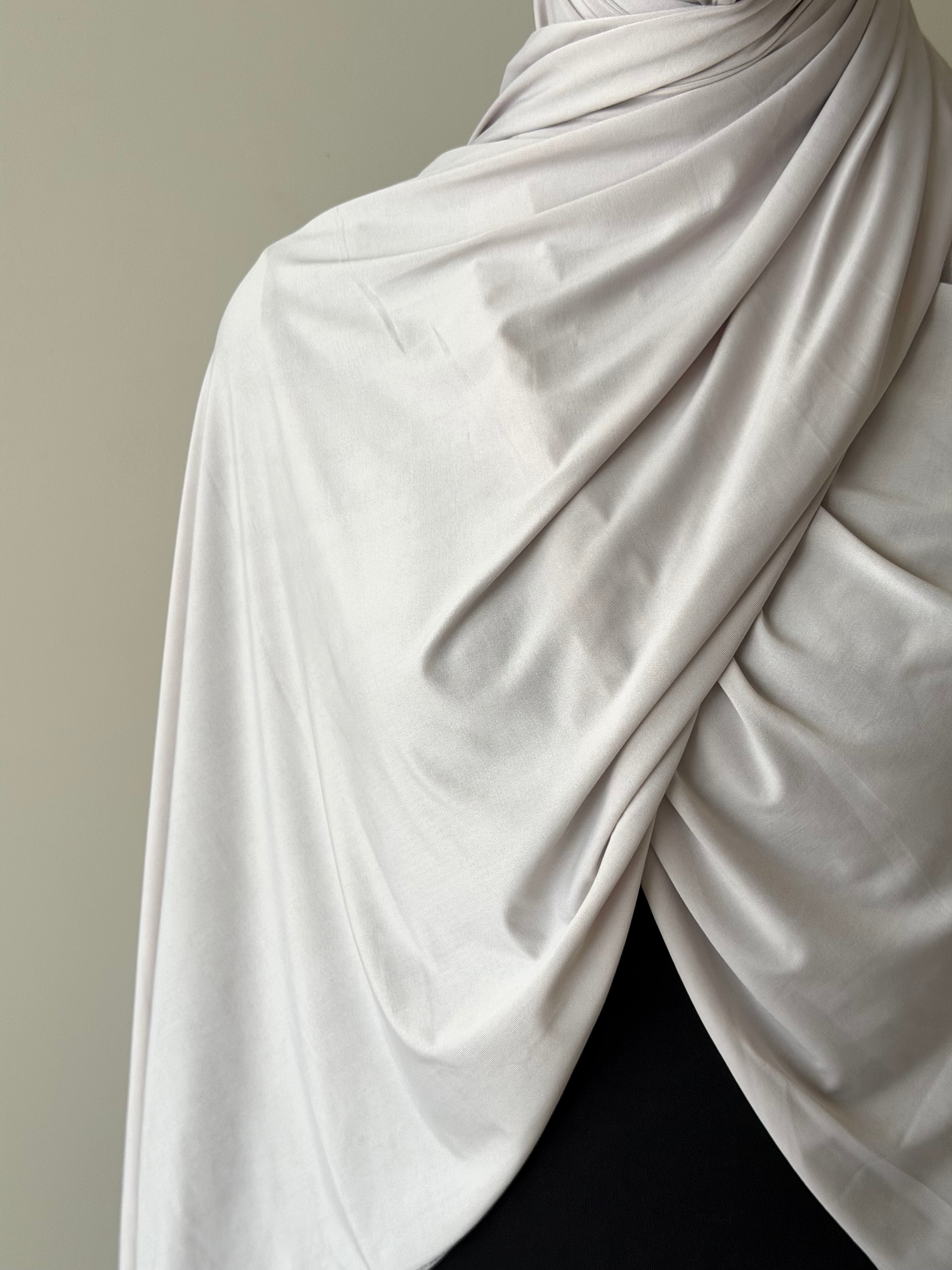 LIQUID JERSEY HIJAB- DOVE
