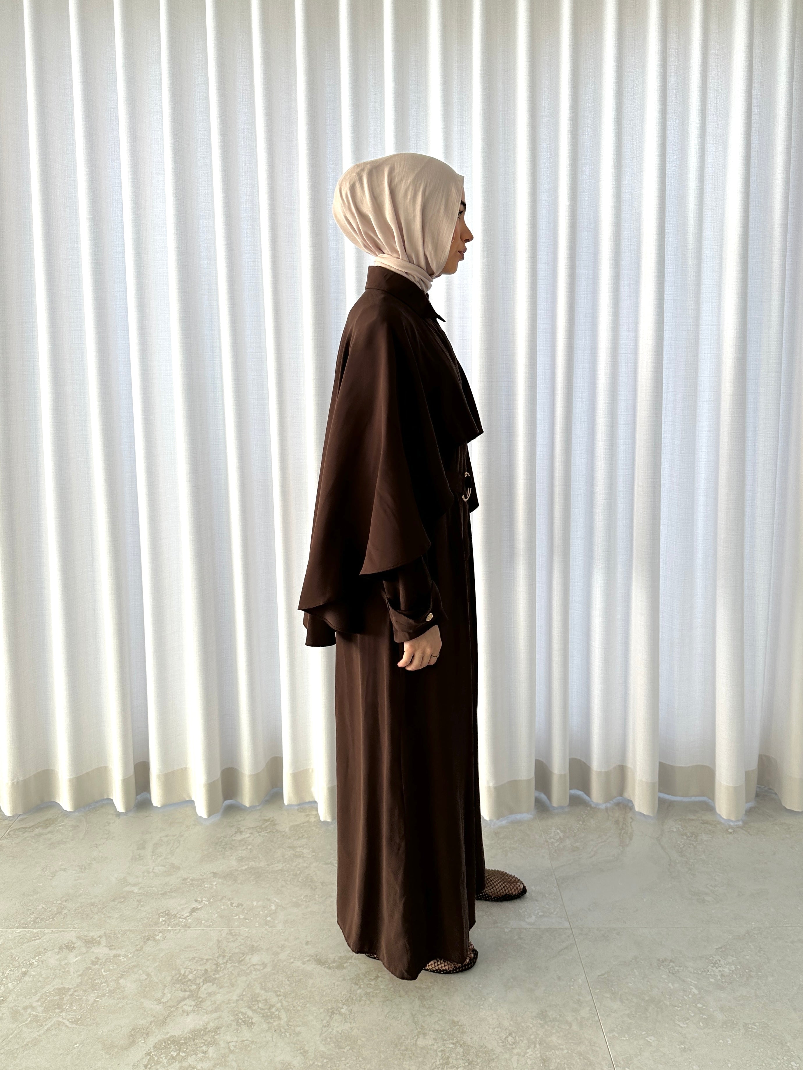 NAYLA CAPE DRESS
