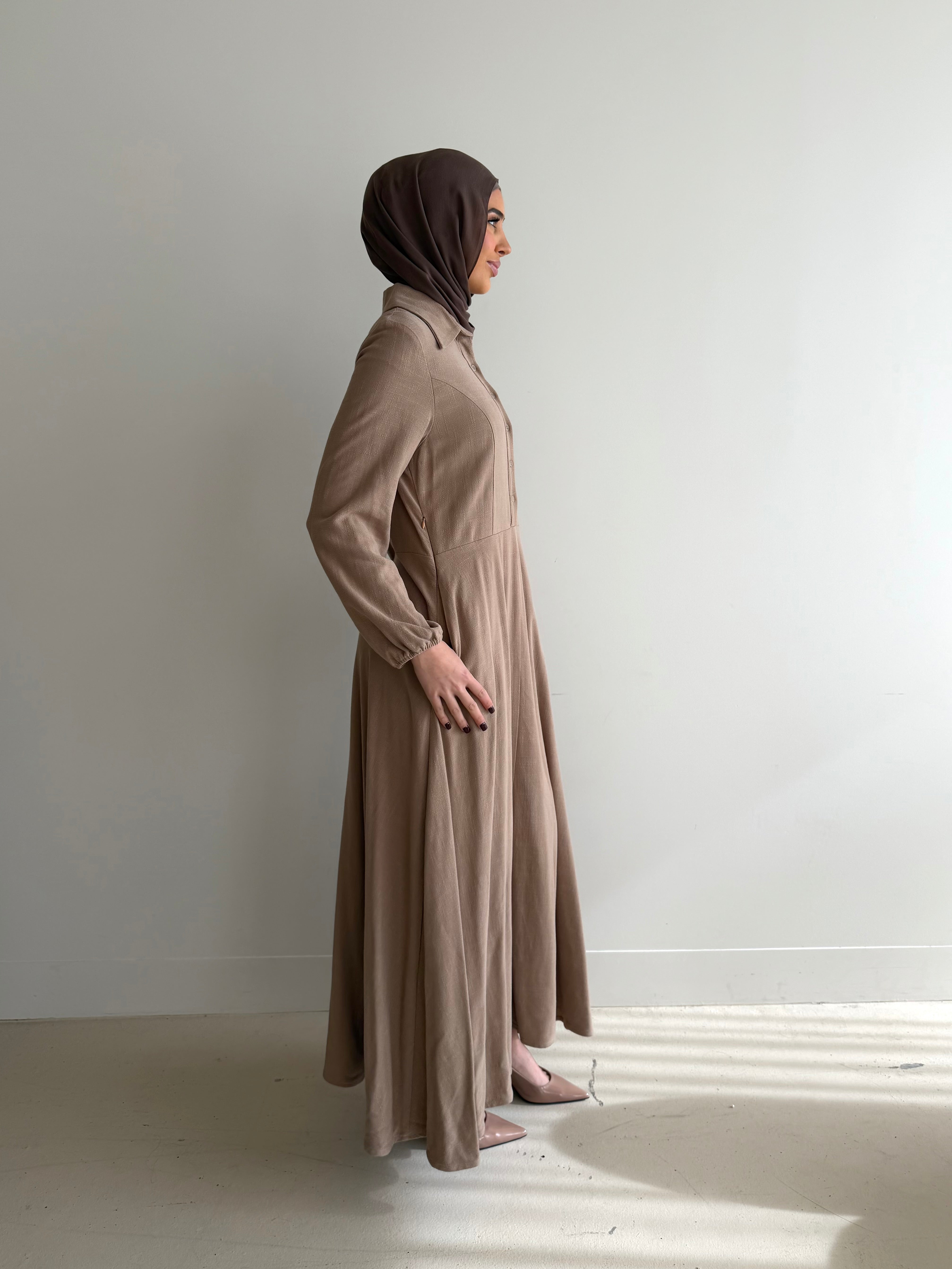 YASMINA LINEN DRESS