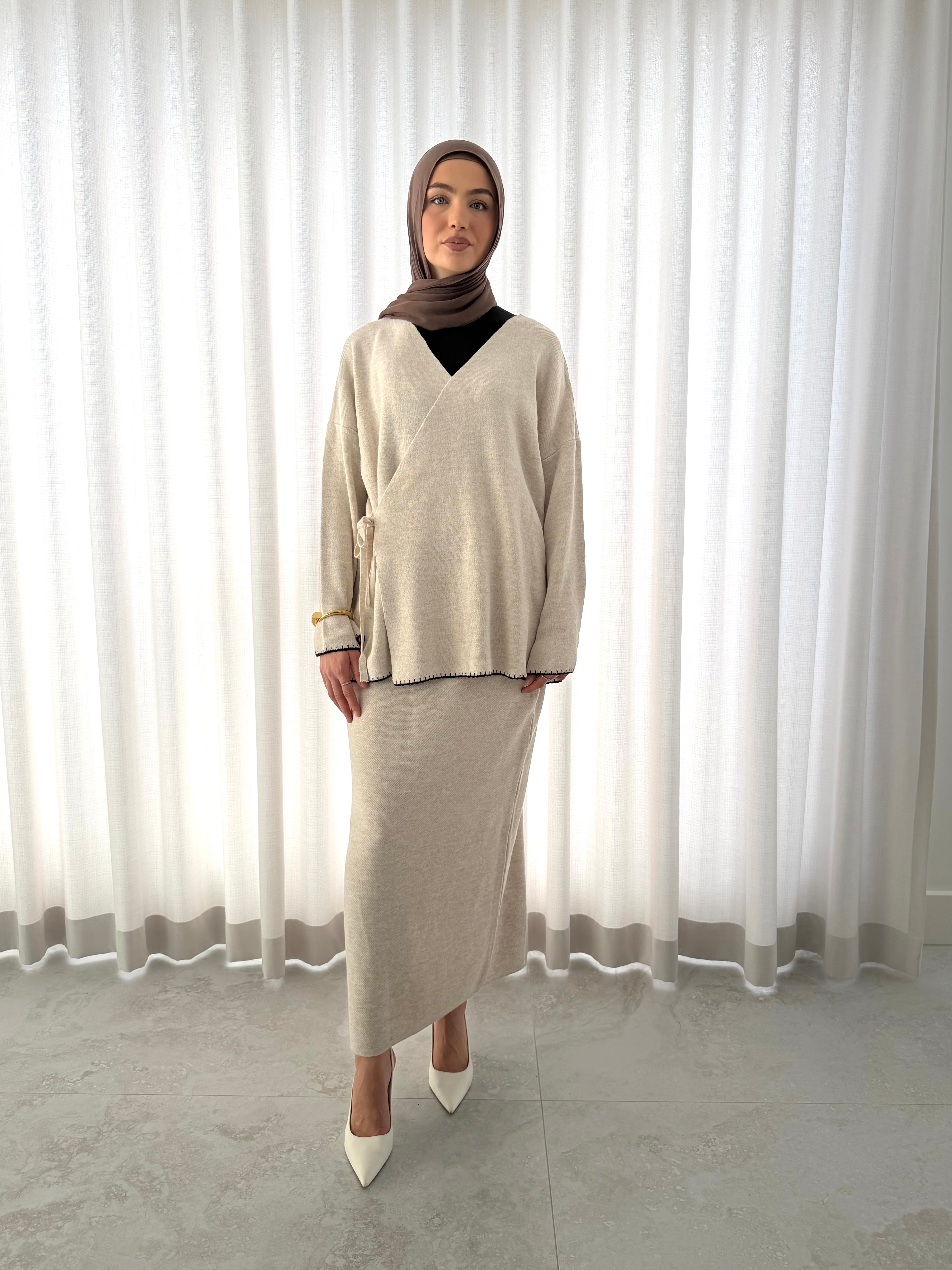 KNIT WRAP SET