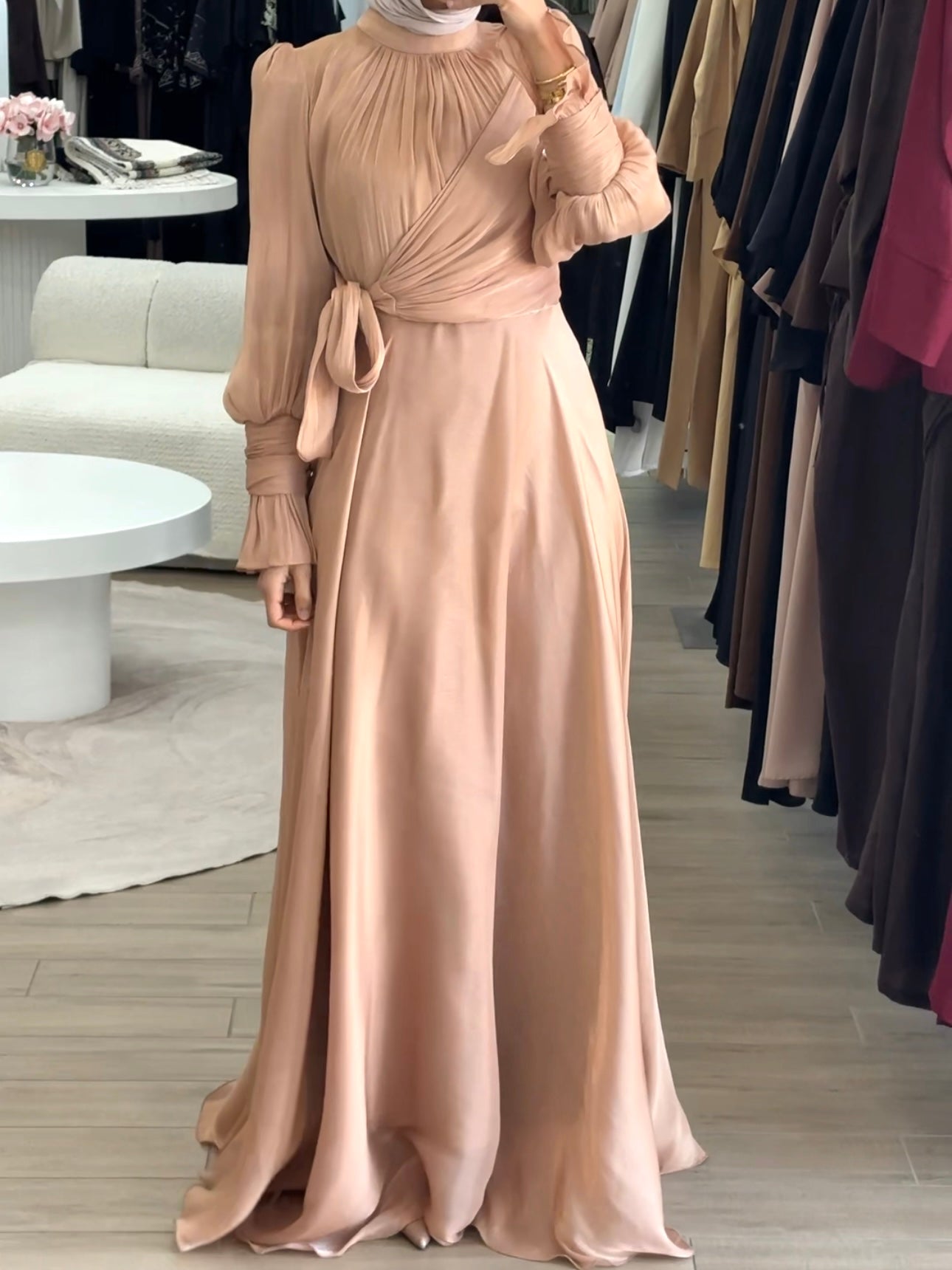 HODA FORMAL DRESS -BRONZE