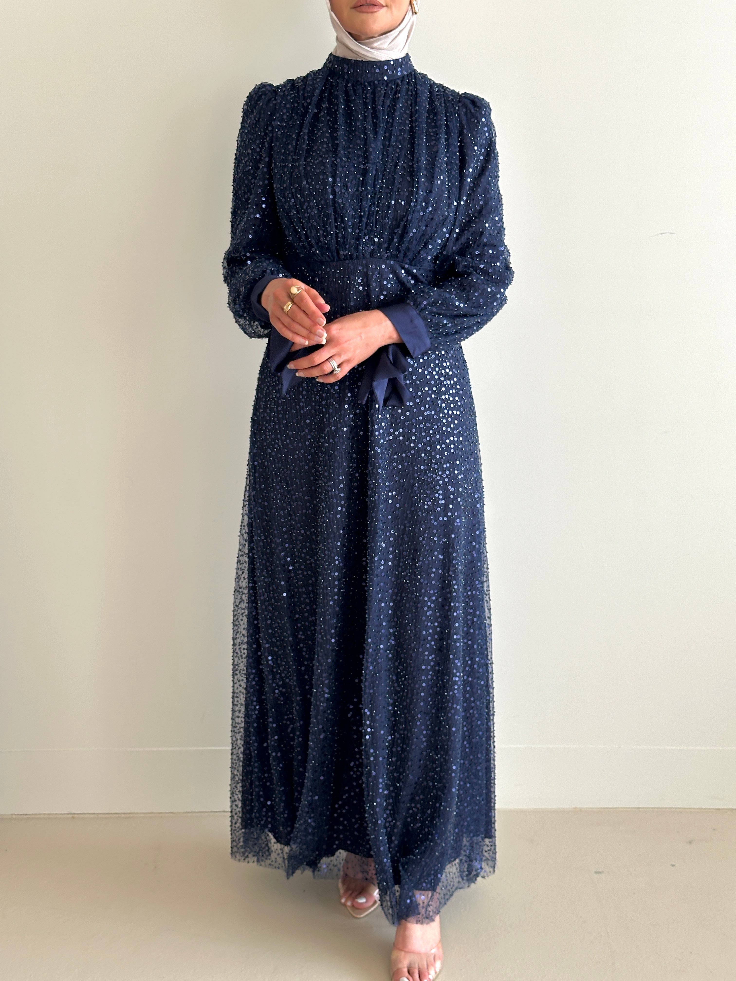 JANA FORMAL DRESS- NAVY