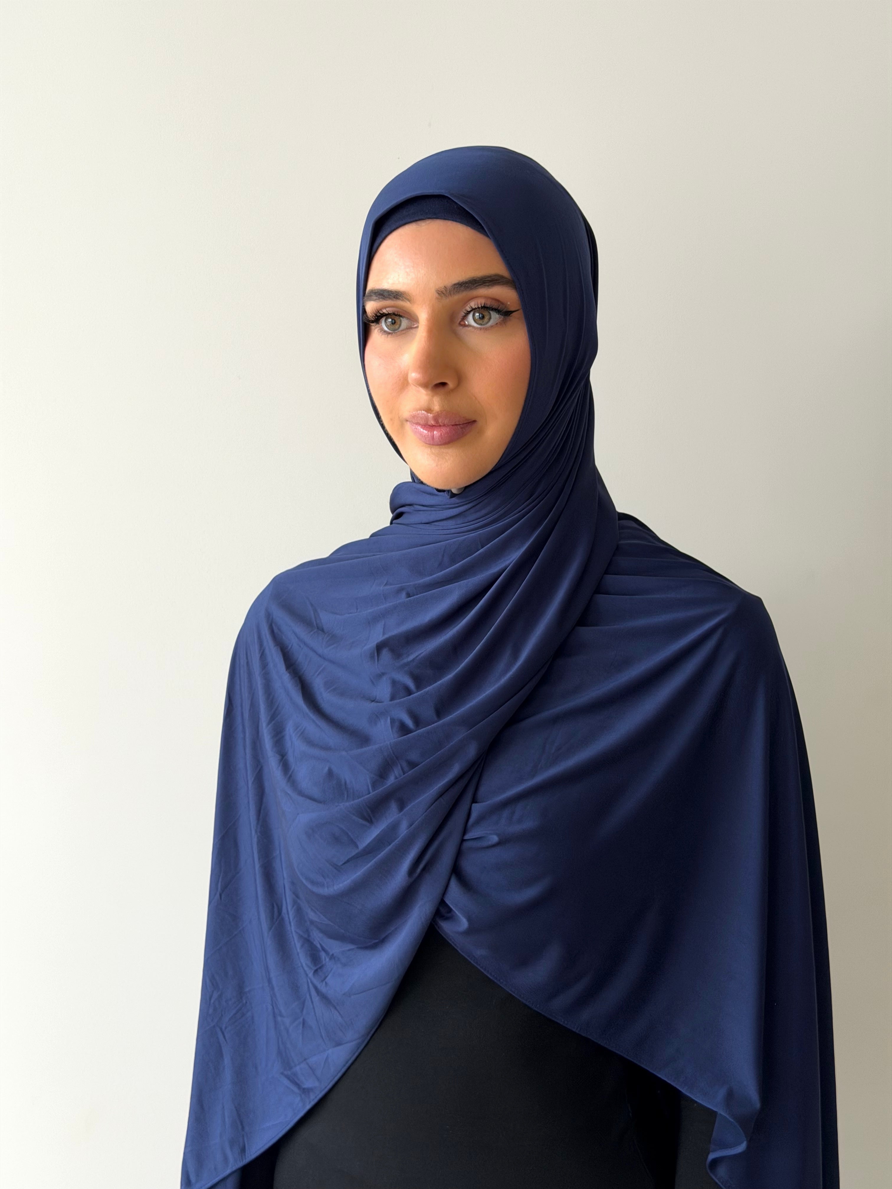 LIQUID JERSEY HIJAB- ROYAL BLUE