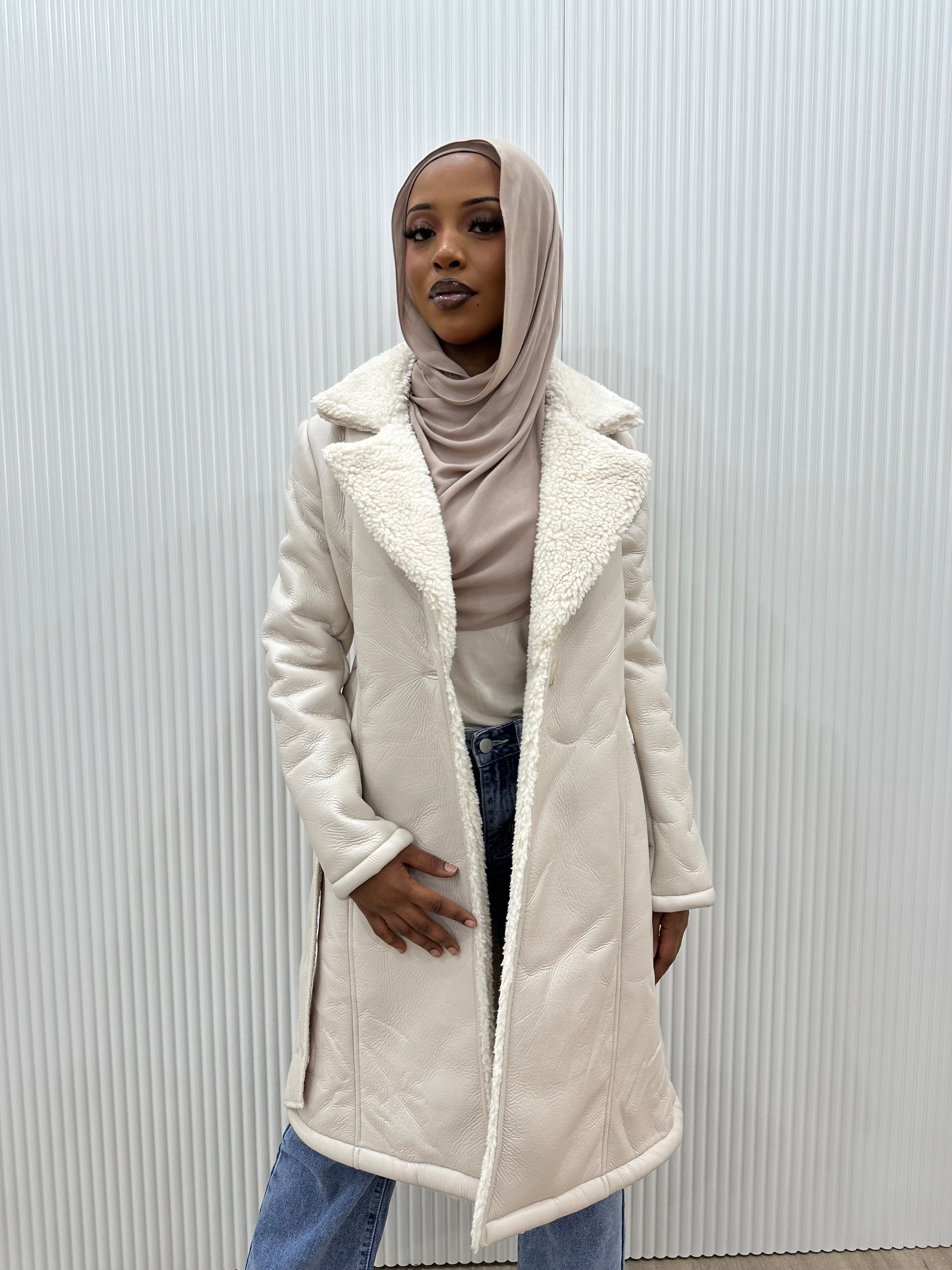 SHERBA LEATHER COAT