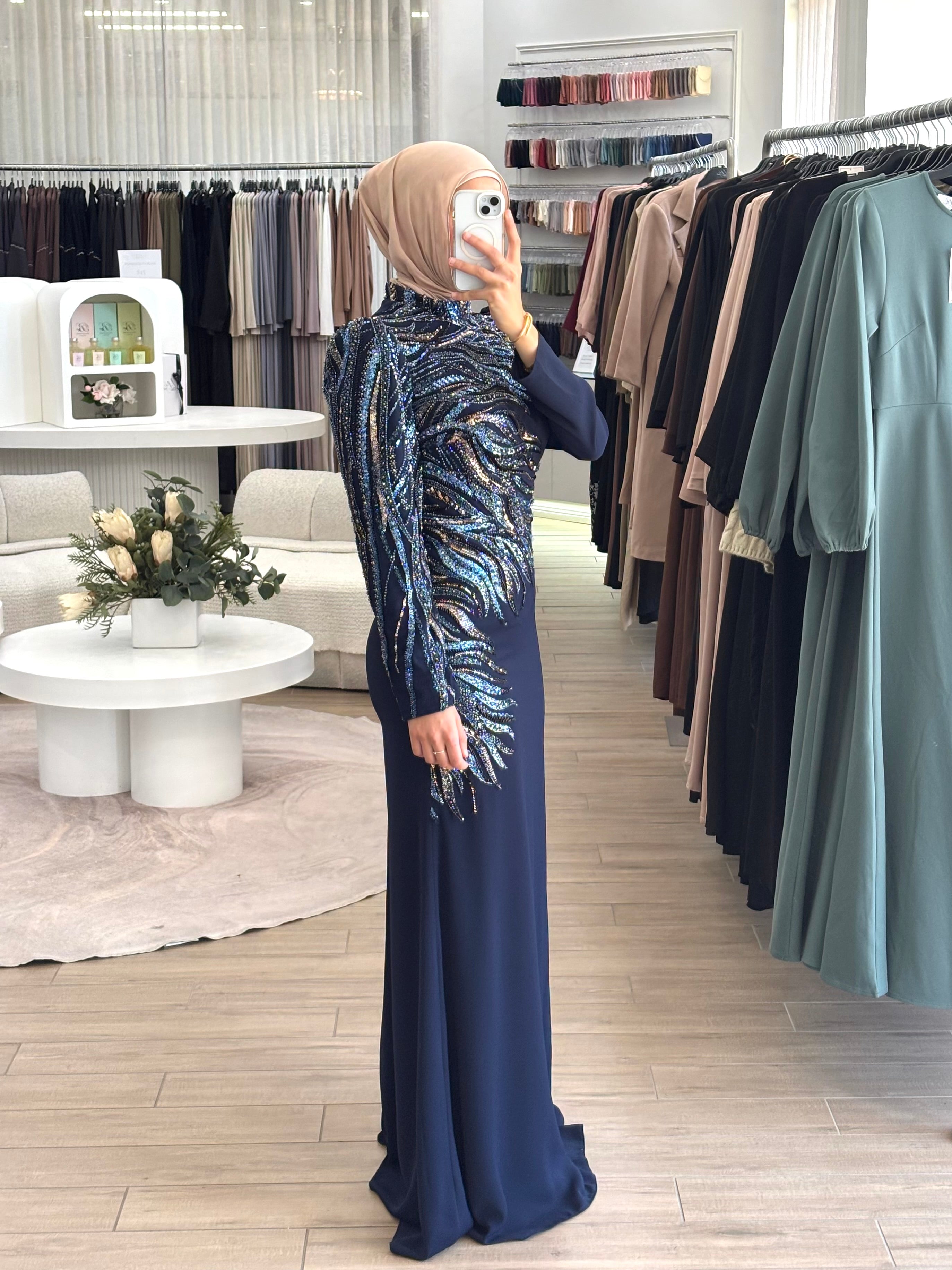AZURE RADIANCE GOWN
