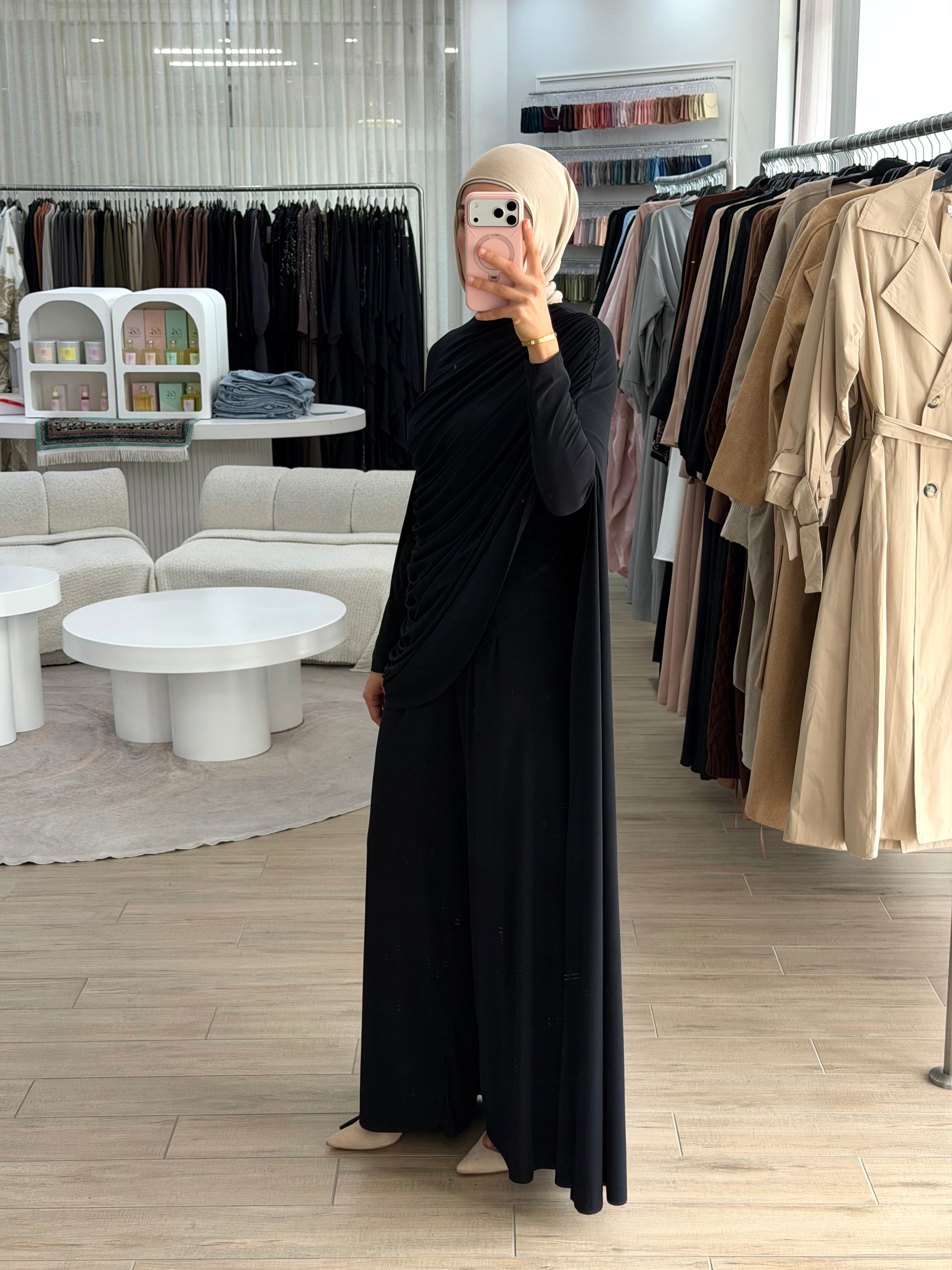 SNATCHED JERSEY SET - BLACK