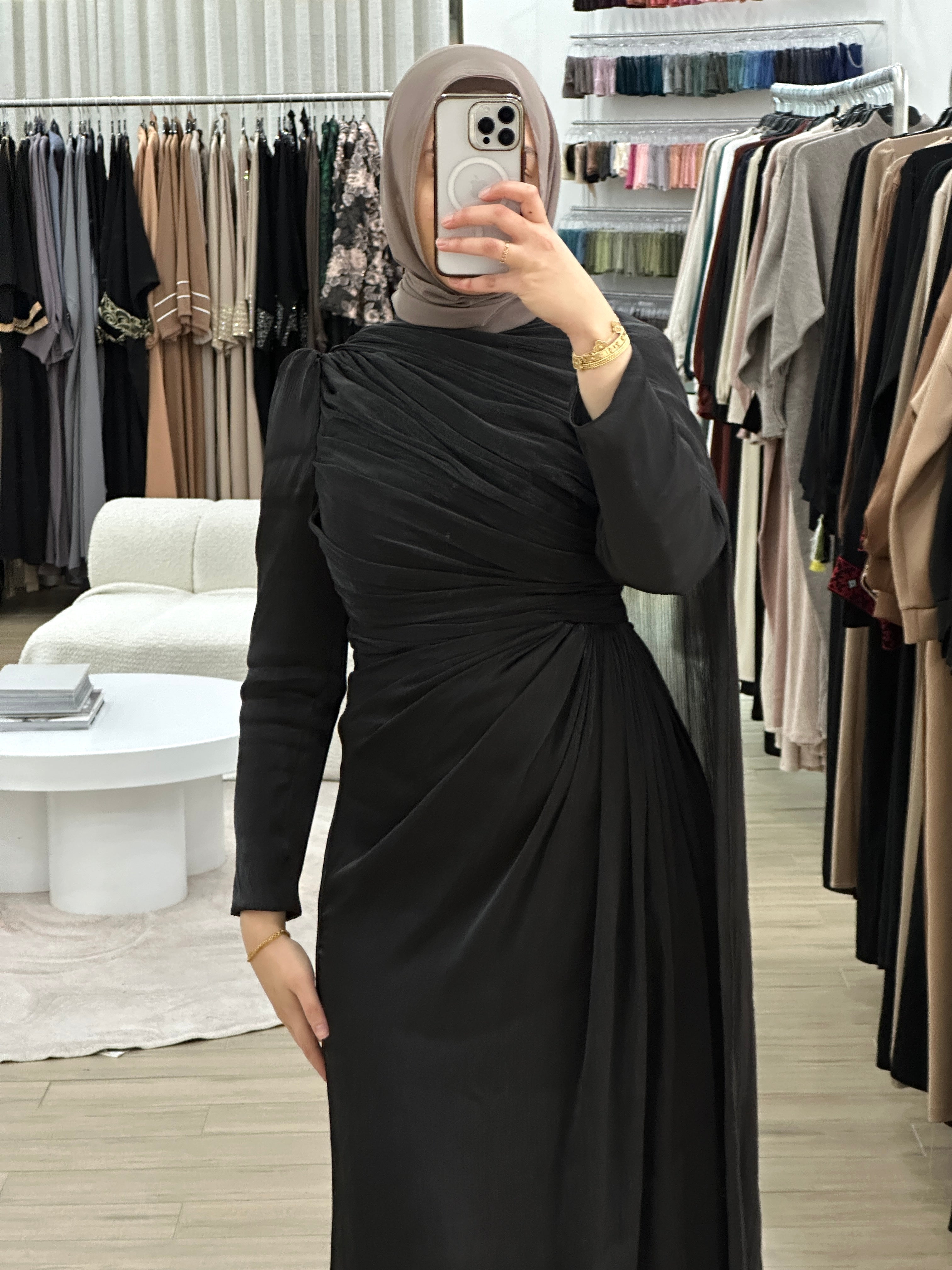 INAYA FORMAL DRESS- BLACK