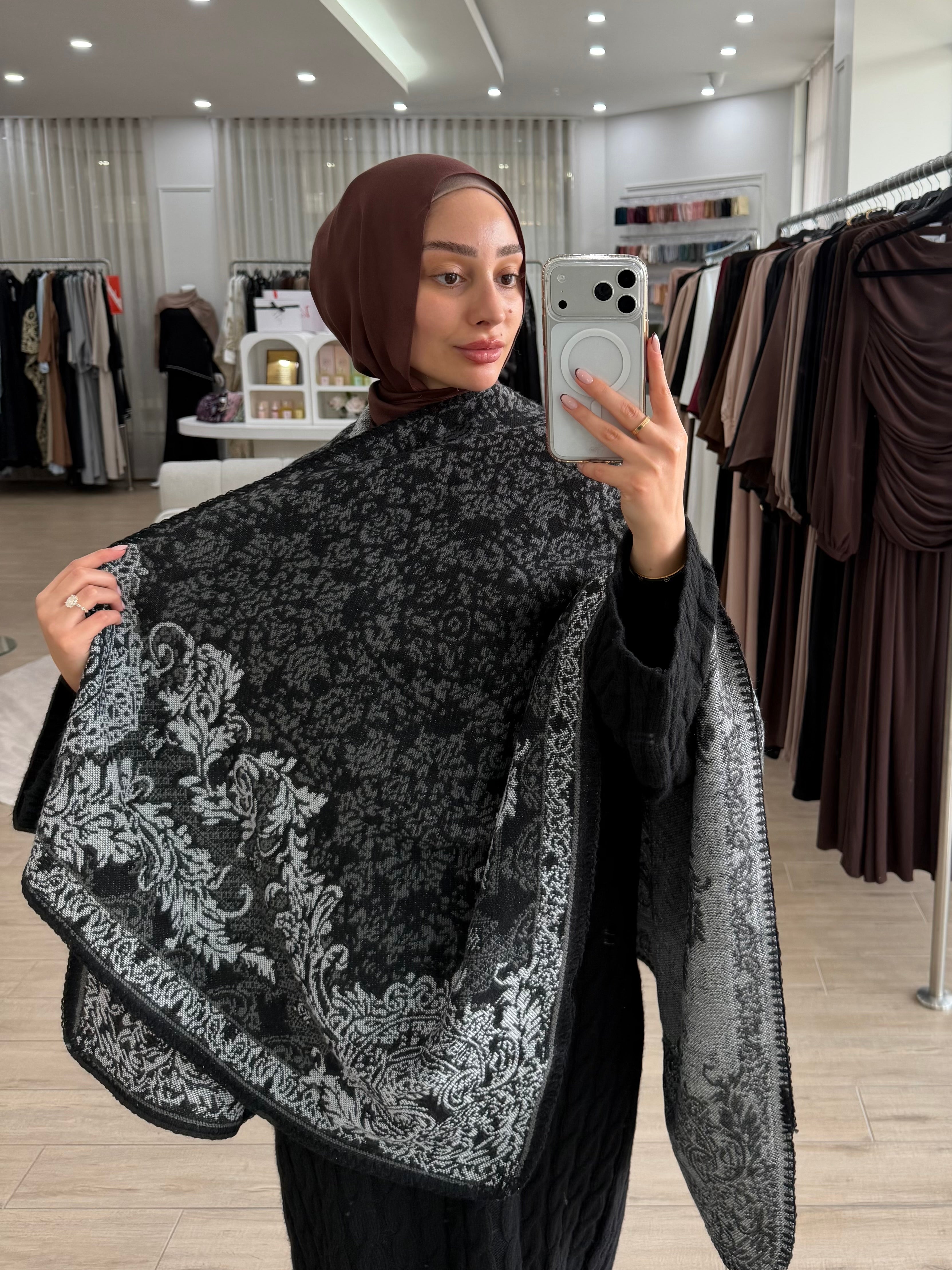 HERITAGE PONCHO- MIDNIGHT