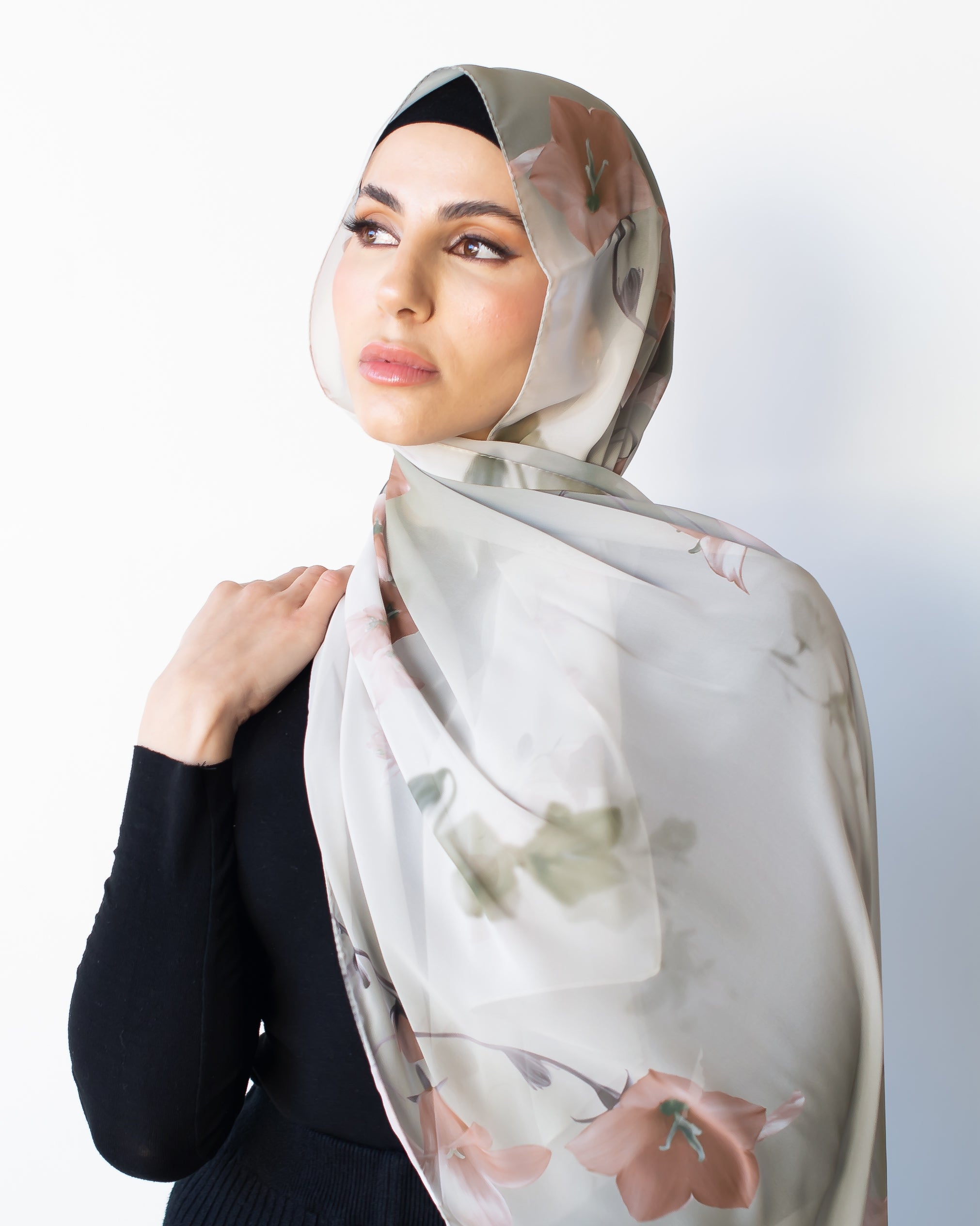 AMAYA FLORAL PRINTED HIJAB