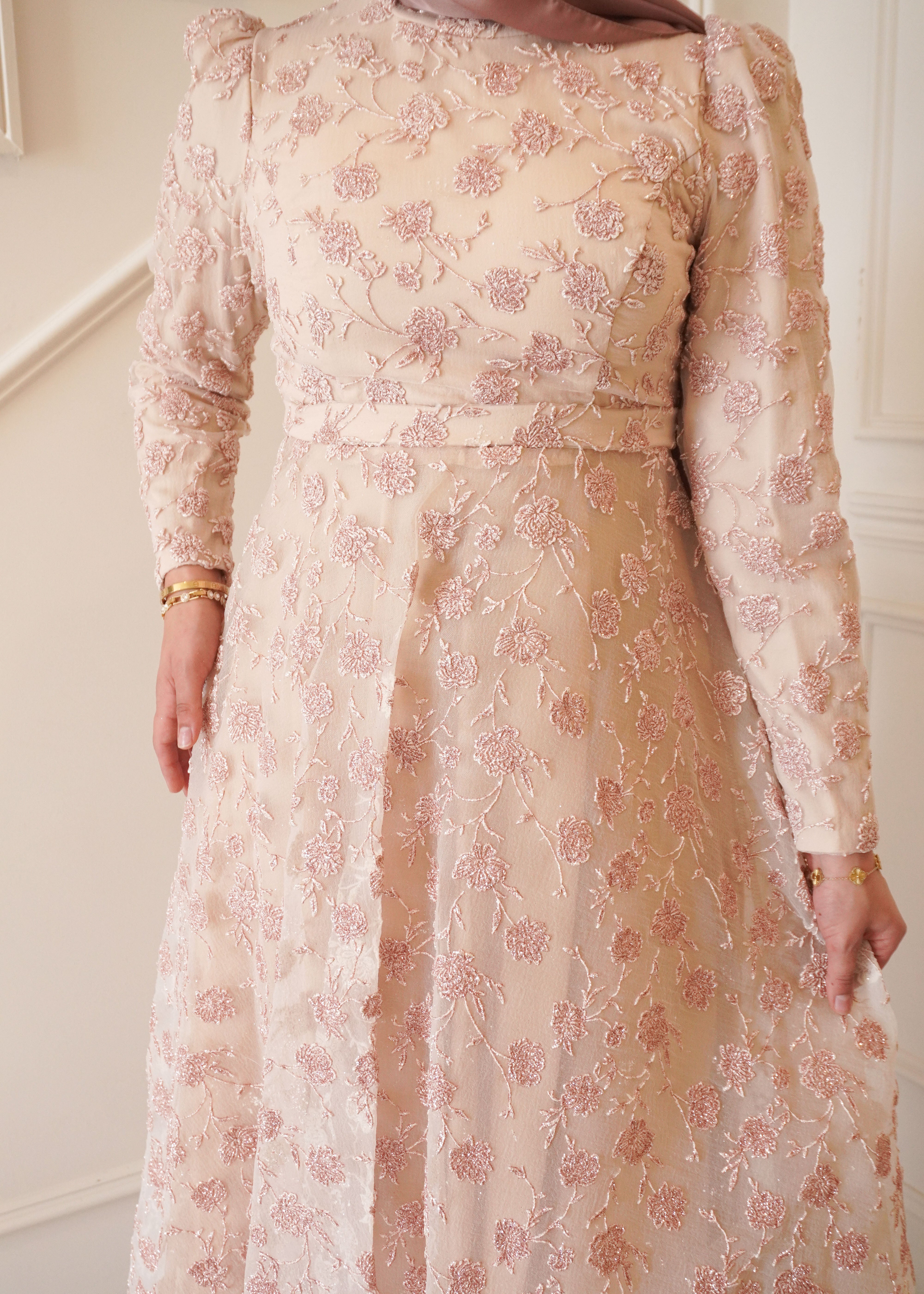 ALISHA FORMAL DRESS- ROSE GOLD
