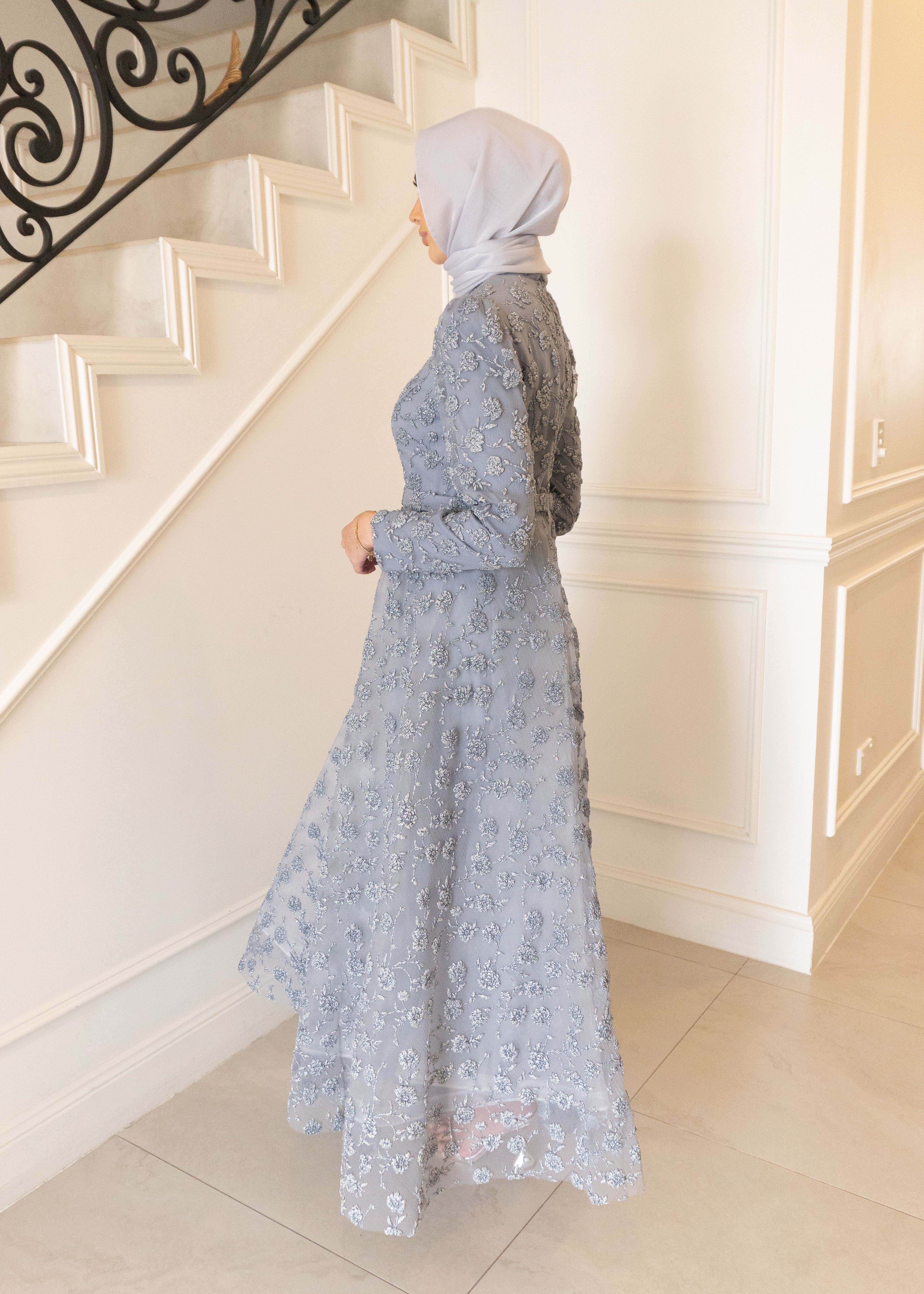 ALISHA FORMAL DRESS- ICE BLUE