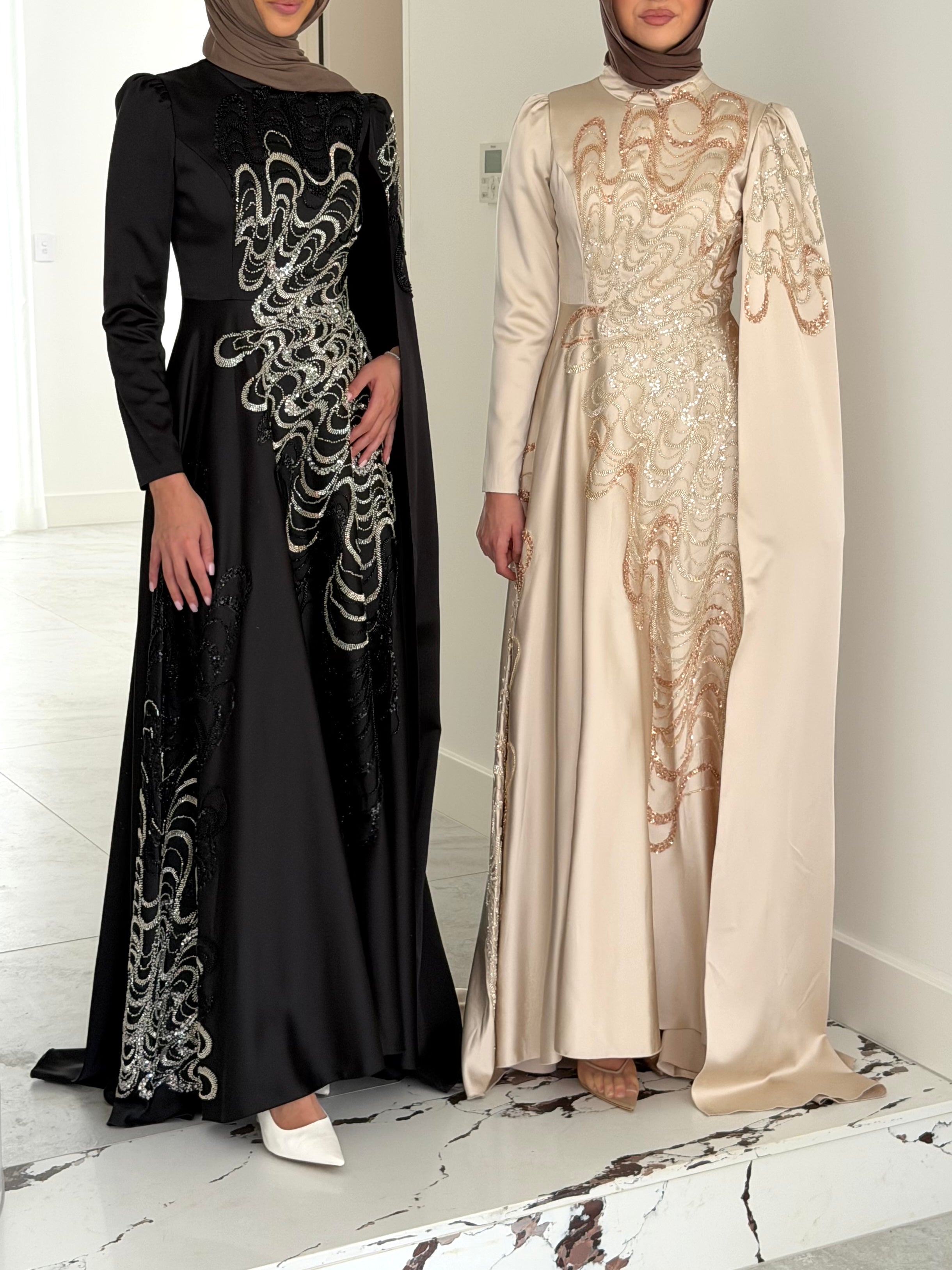 MARIAH FORMAL DRESS- GOLD