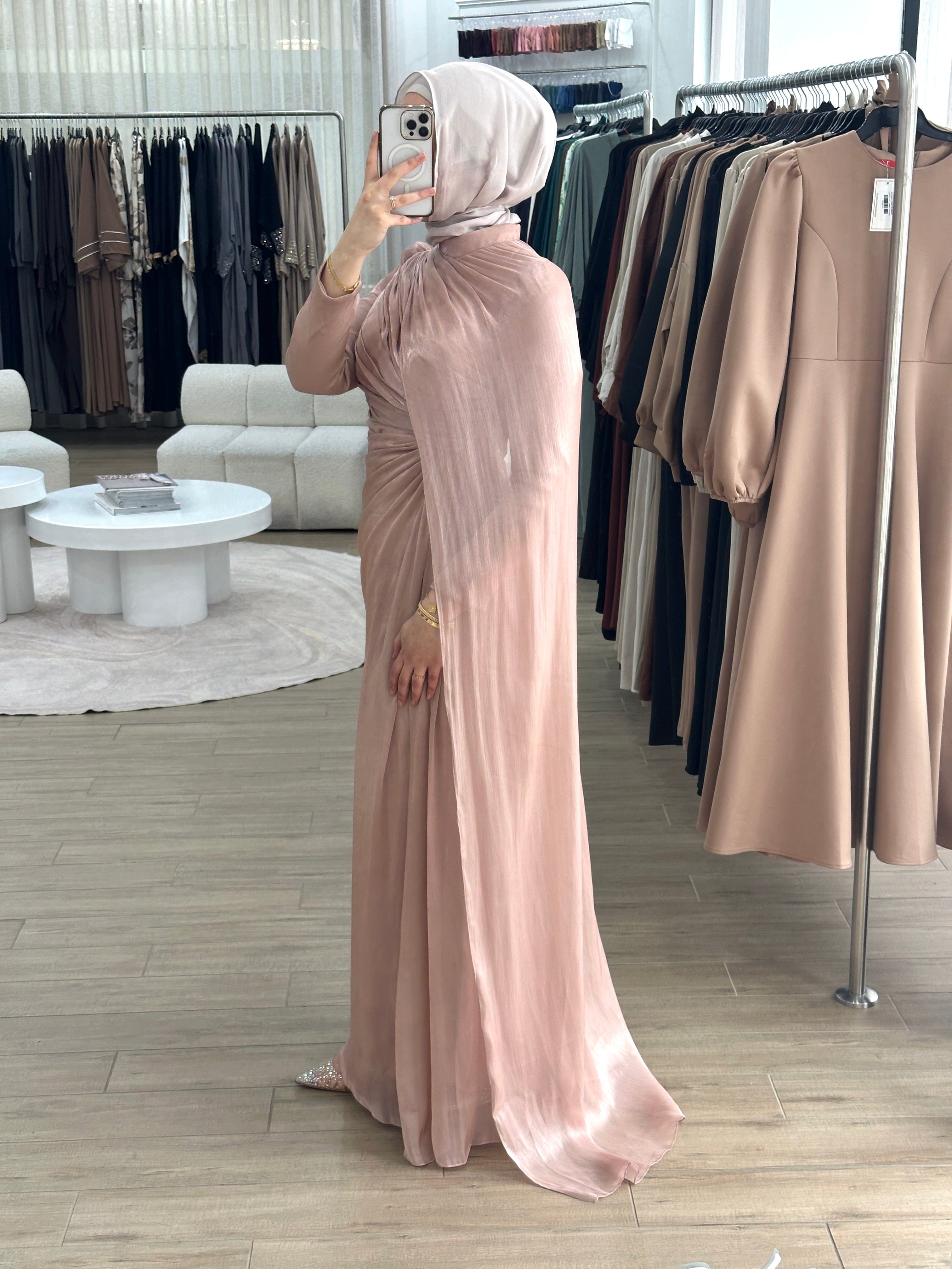 INAYA FORMAL DRESS- DUSTY ROSE