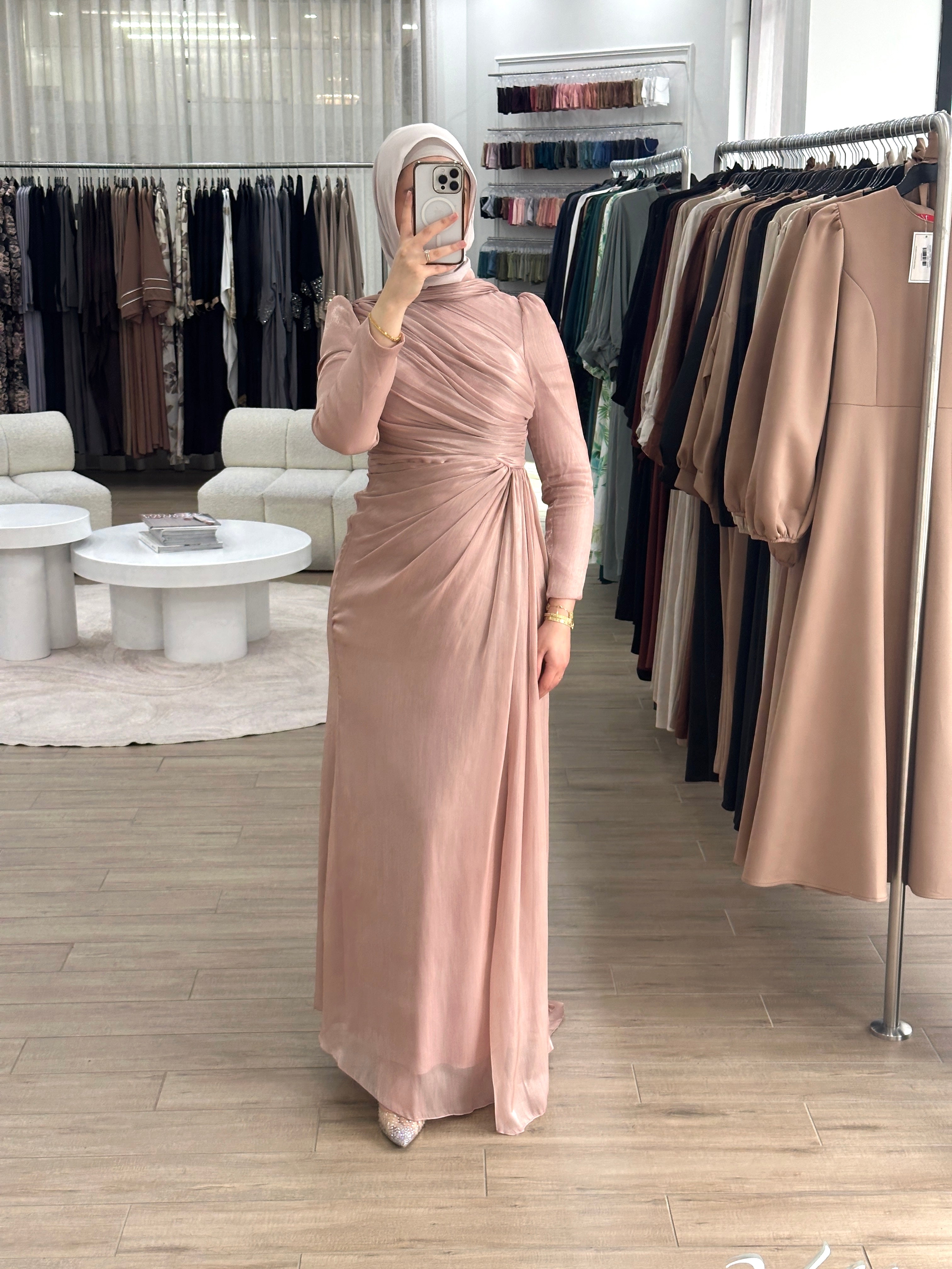 INAYA FORMAL DRESS- DUSTY ROSE