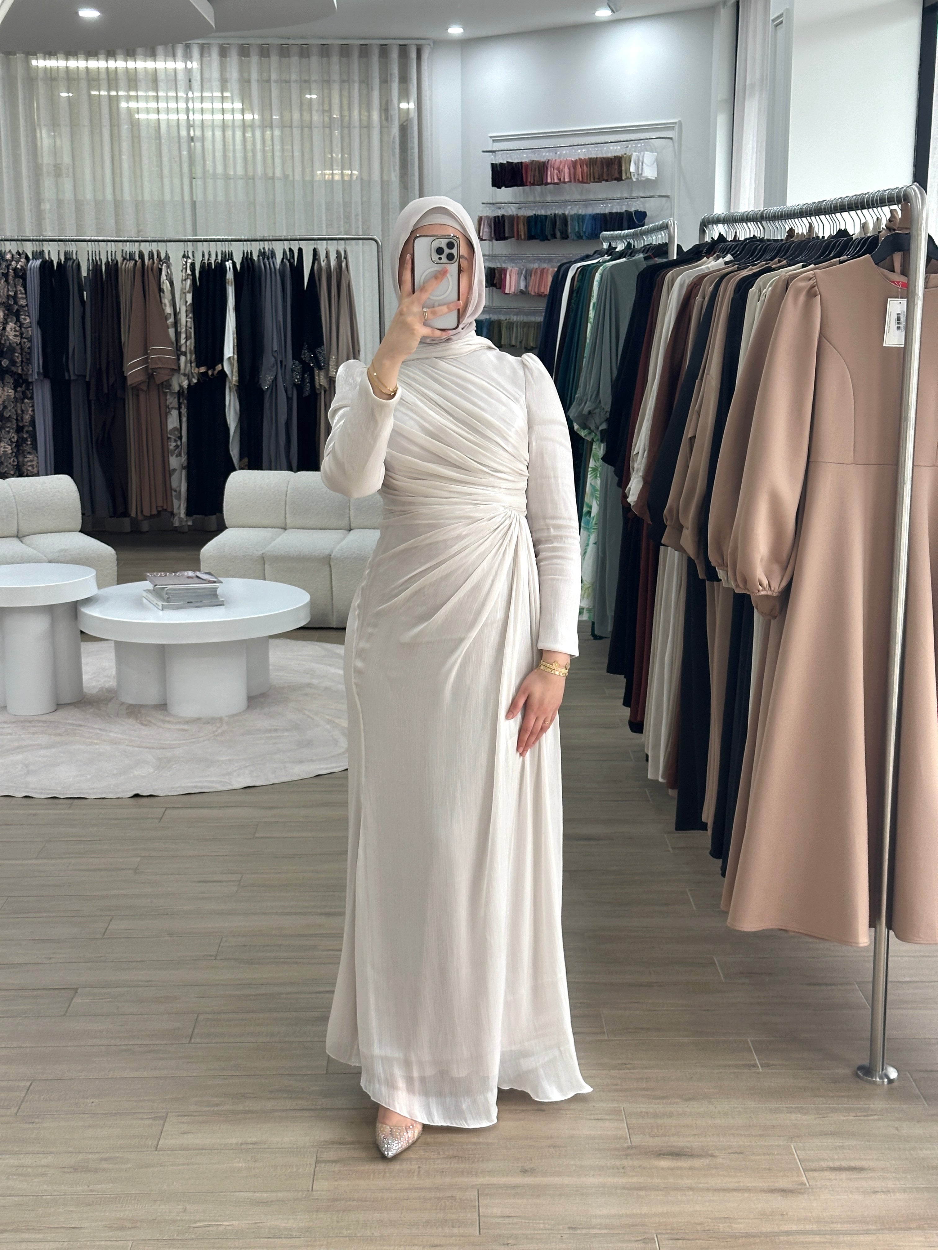 INAYA FORMAL DRESS-STONE