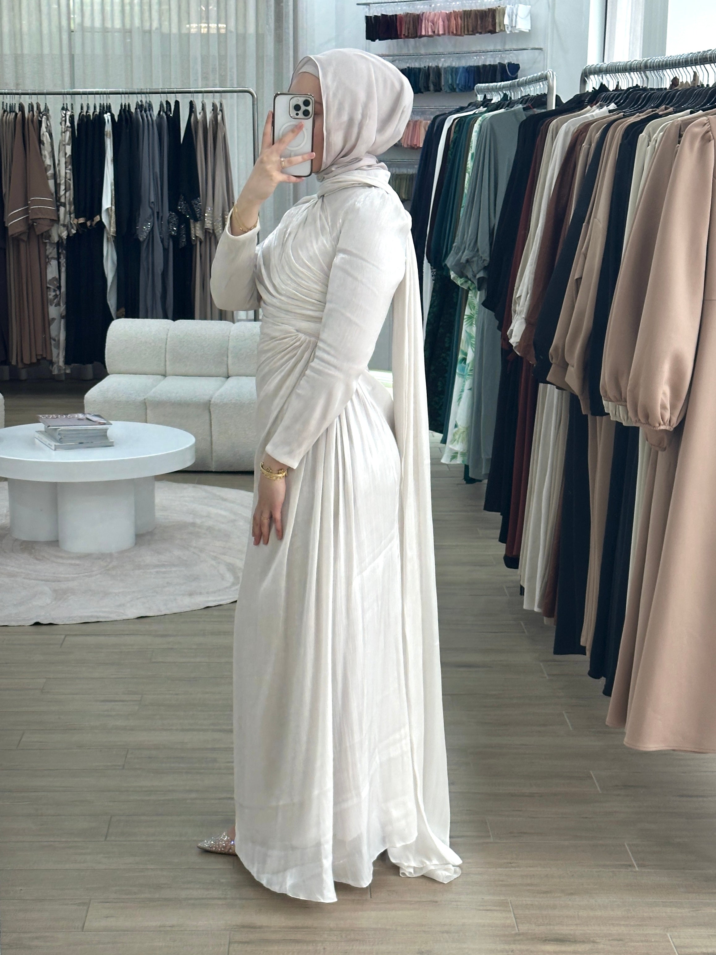 INAYA FORMAL DRESS-STONE