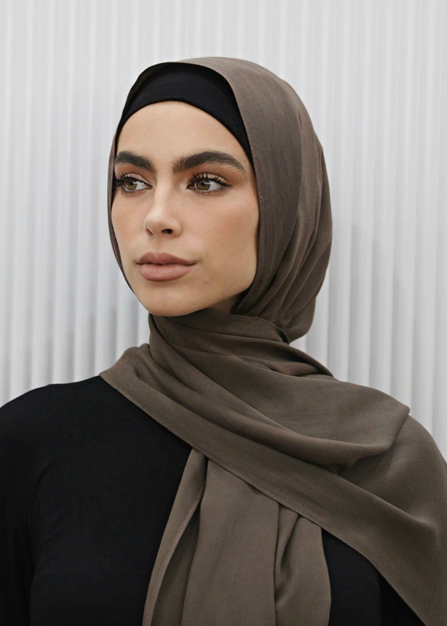 Premium modal hijab 180cm x 70cm soft drape lightweight breathable fabric