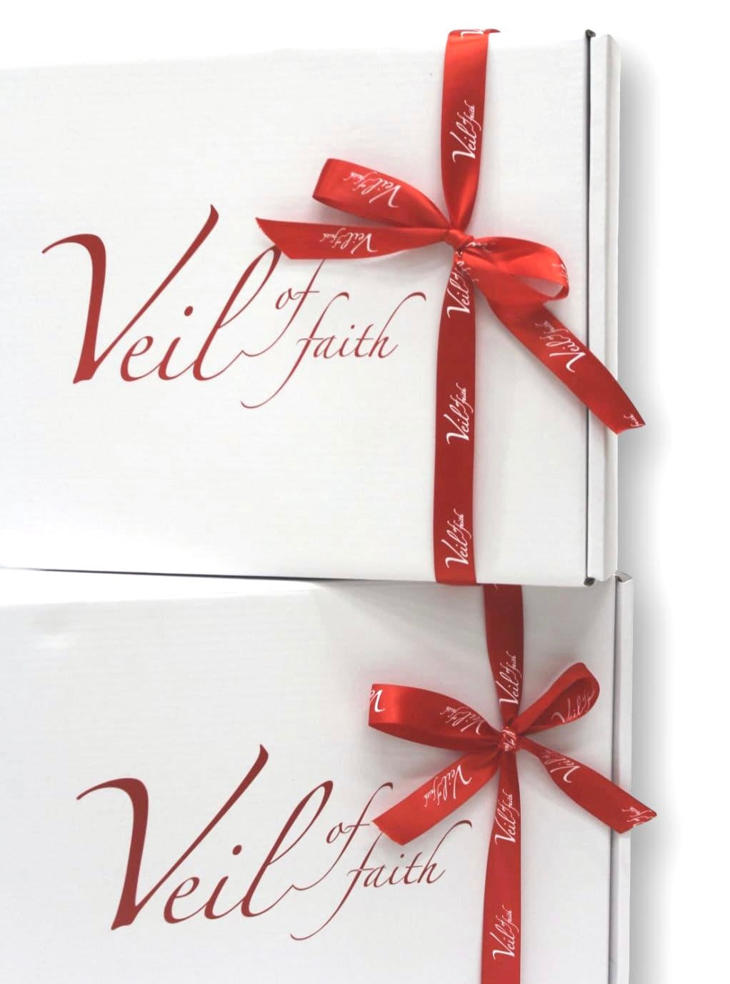 Elevate your gifting experience with a customised Veil of Faith Gift box. Your chosen gifts will be placed by one of our team members in our luxurious branded Gift Box.