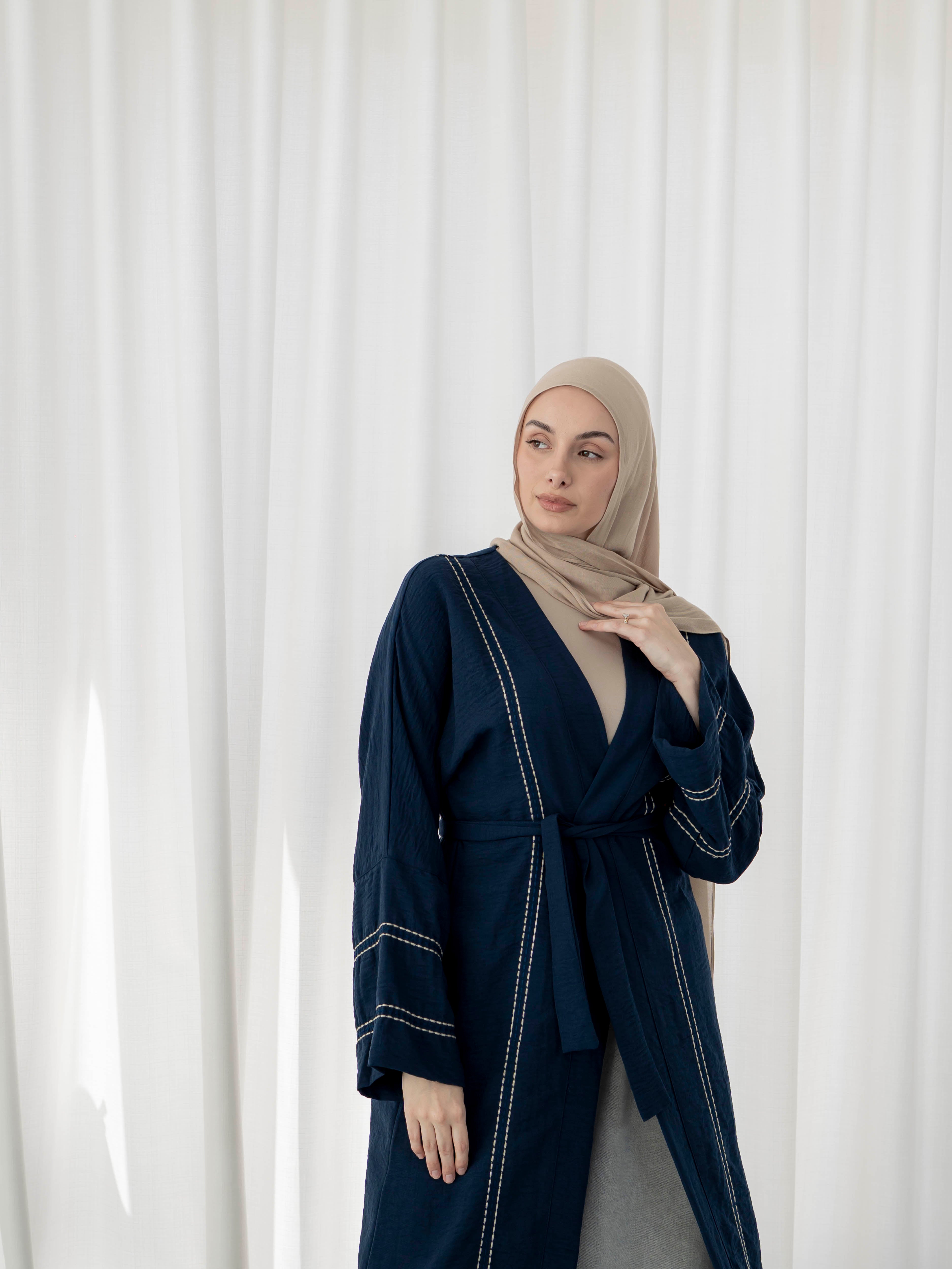 women's kimono for outerwear, layering piece, flowy for spring summer modest fashion, full length, maxi cardigan