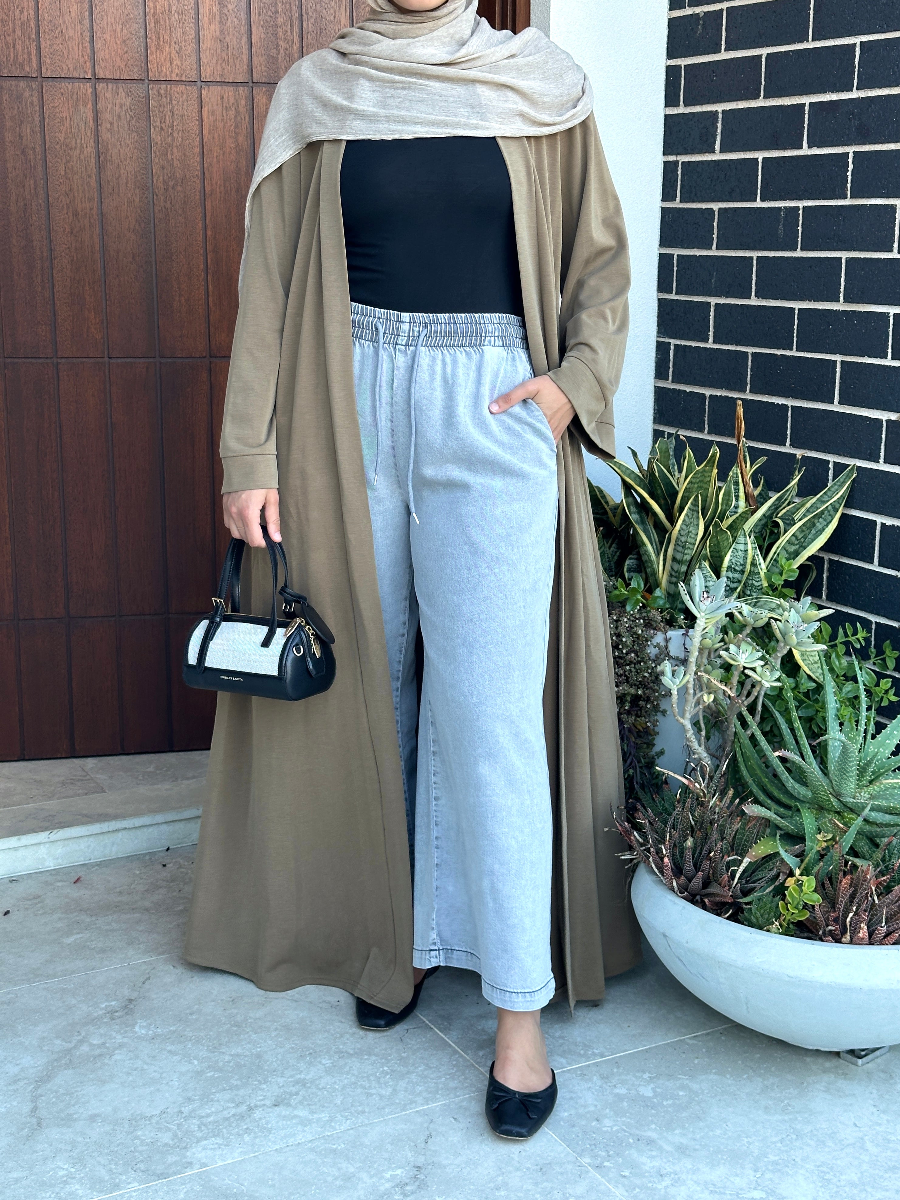 womens maxi full length kimono, lightweight cardigan for tran-seasonal spring summer, modest coverage with long sleeves