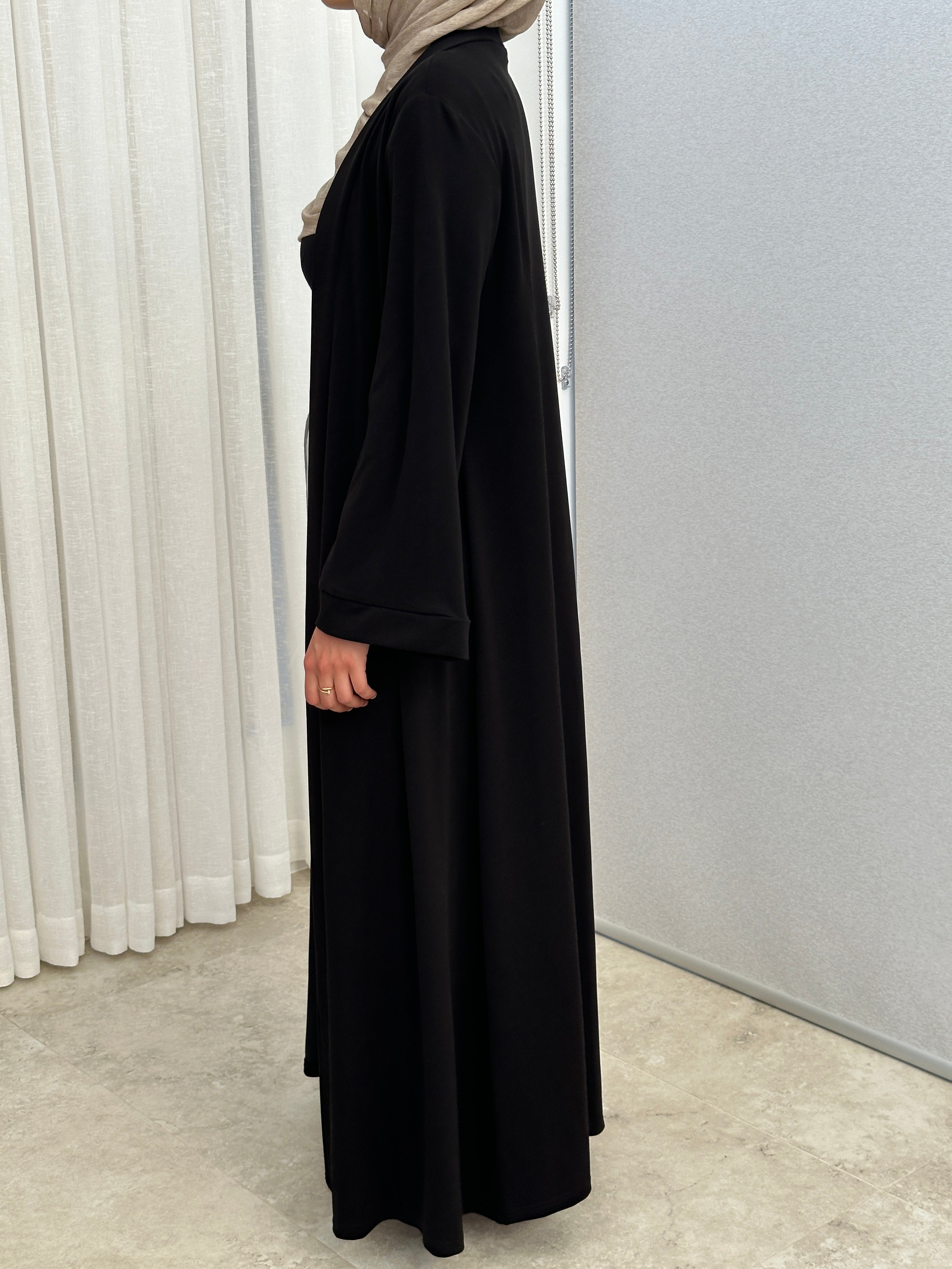 womens maxi full length kimono, lightweight cardigan for tran-seasonal spring summer, modest coverage with long sleeves