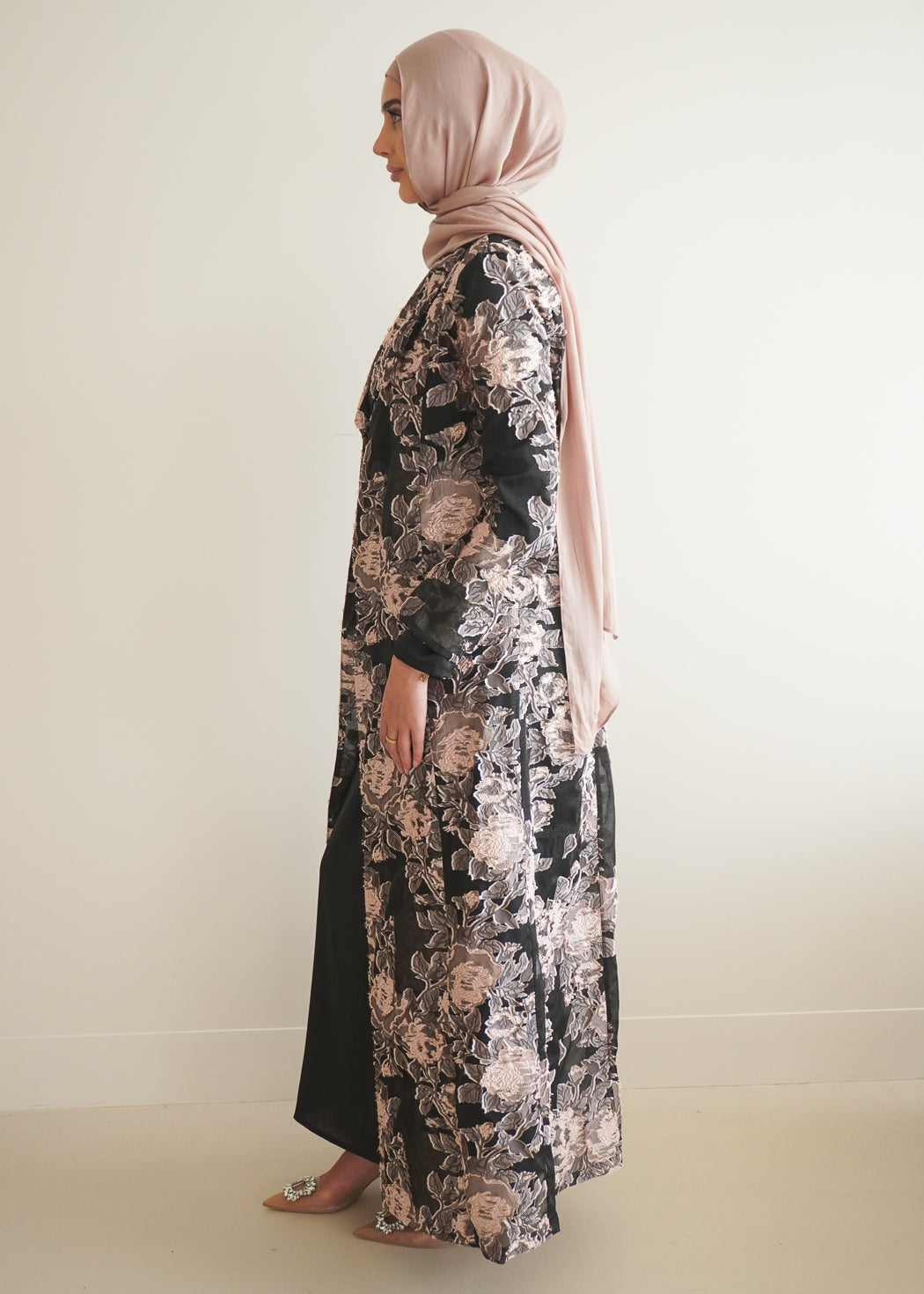 EDEN JACQUARD COAT- ROSE SET