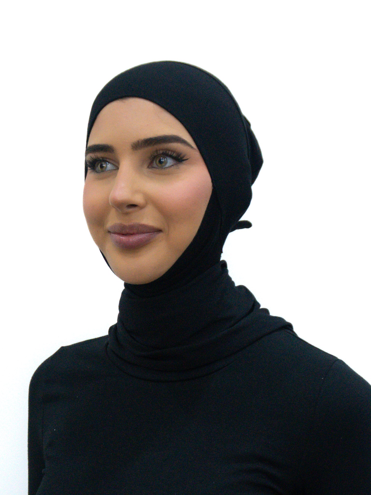 NECK TIE CAP- BLACK