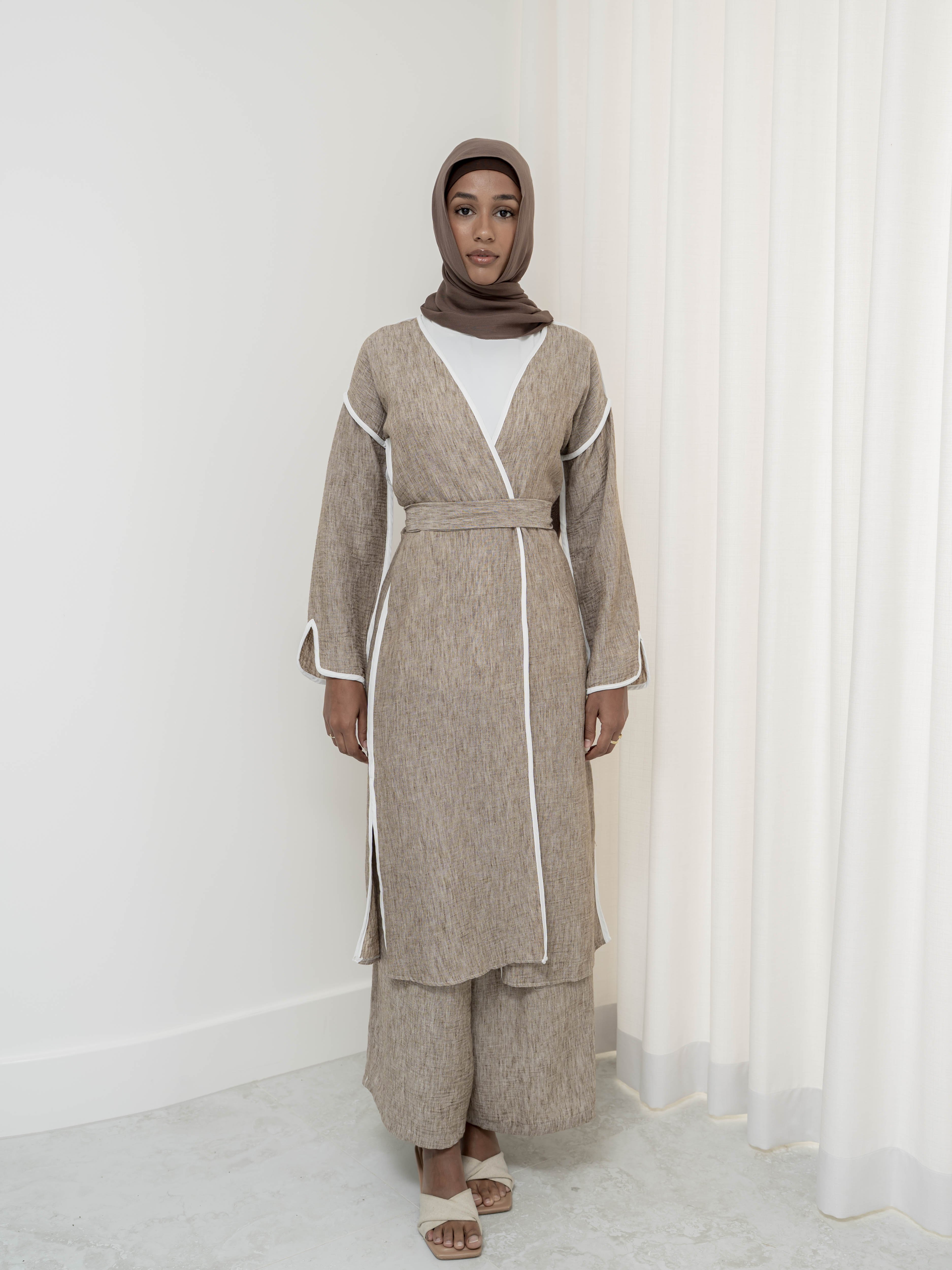 womens 3 piece co-ord matching set, lightweight and modest for spring/summer