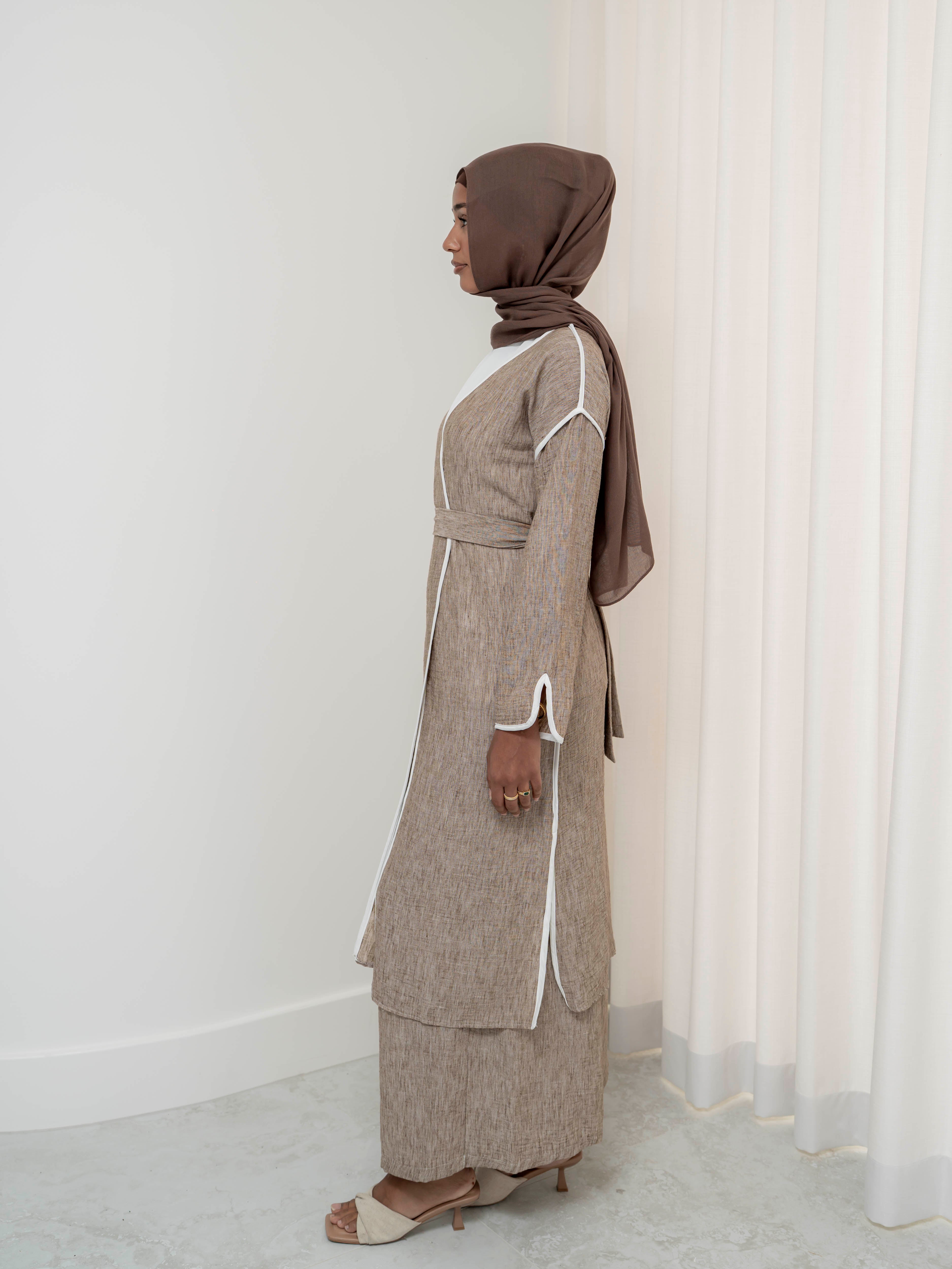 womens 3 piece co-ord matching set, lightweight and modest for spring/summer