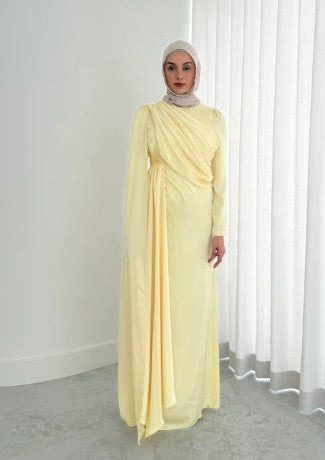 Is the Ghadir satin dress true to size?
