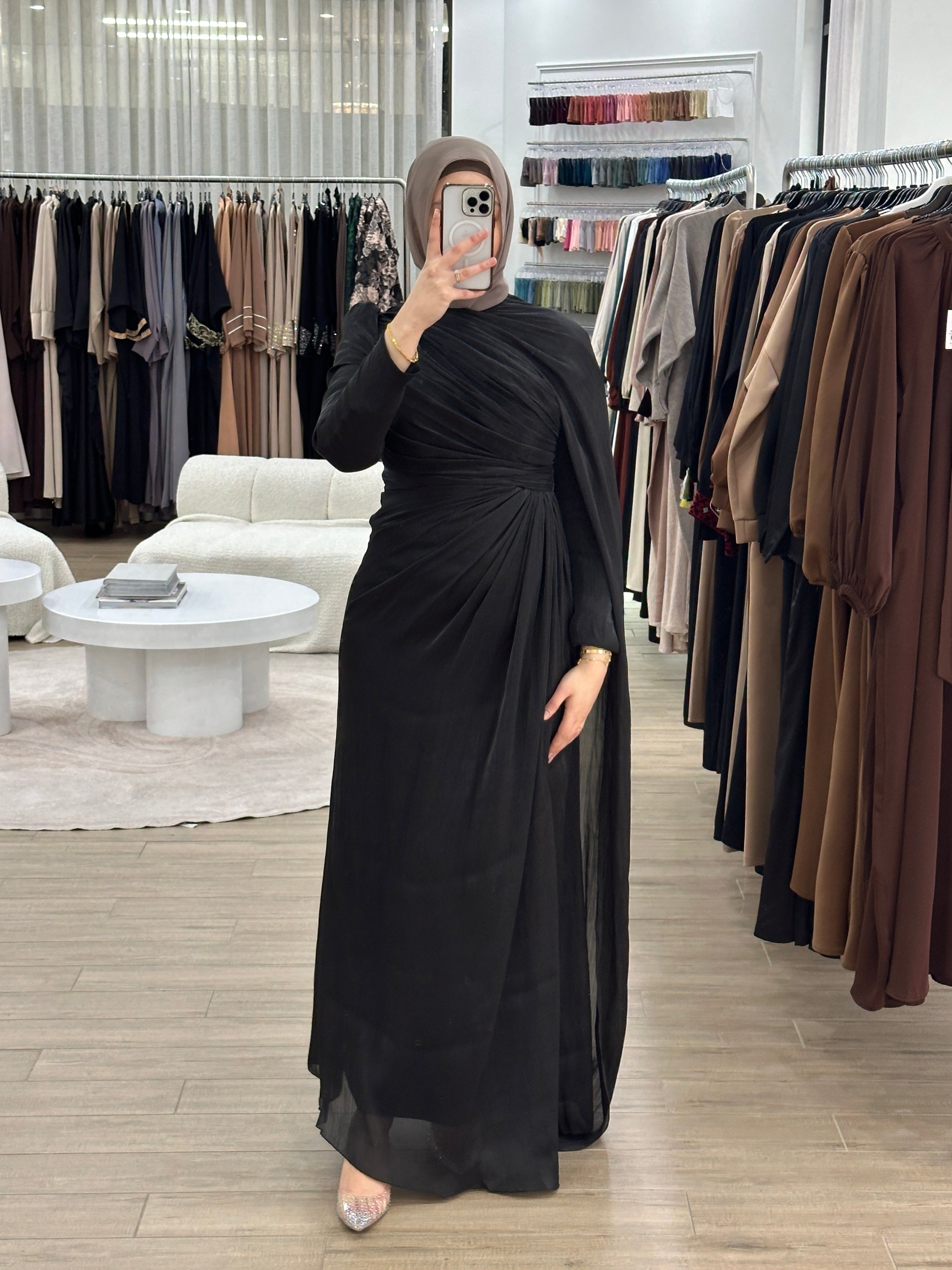 INAYA FORMAL DRESS- BLACK