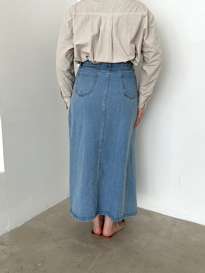 BASIC DENIM SKIRT