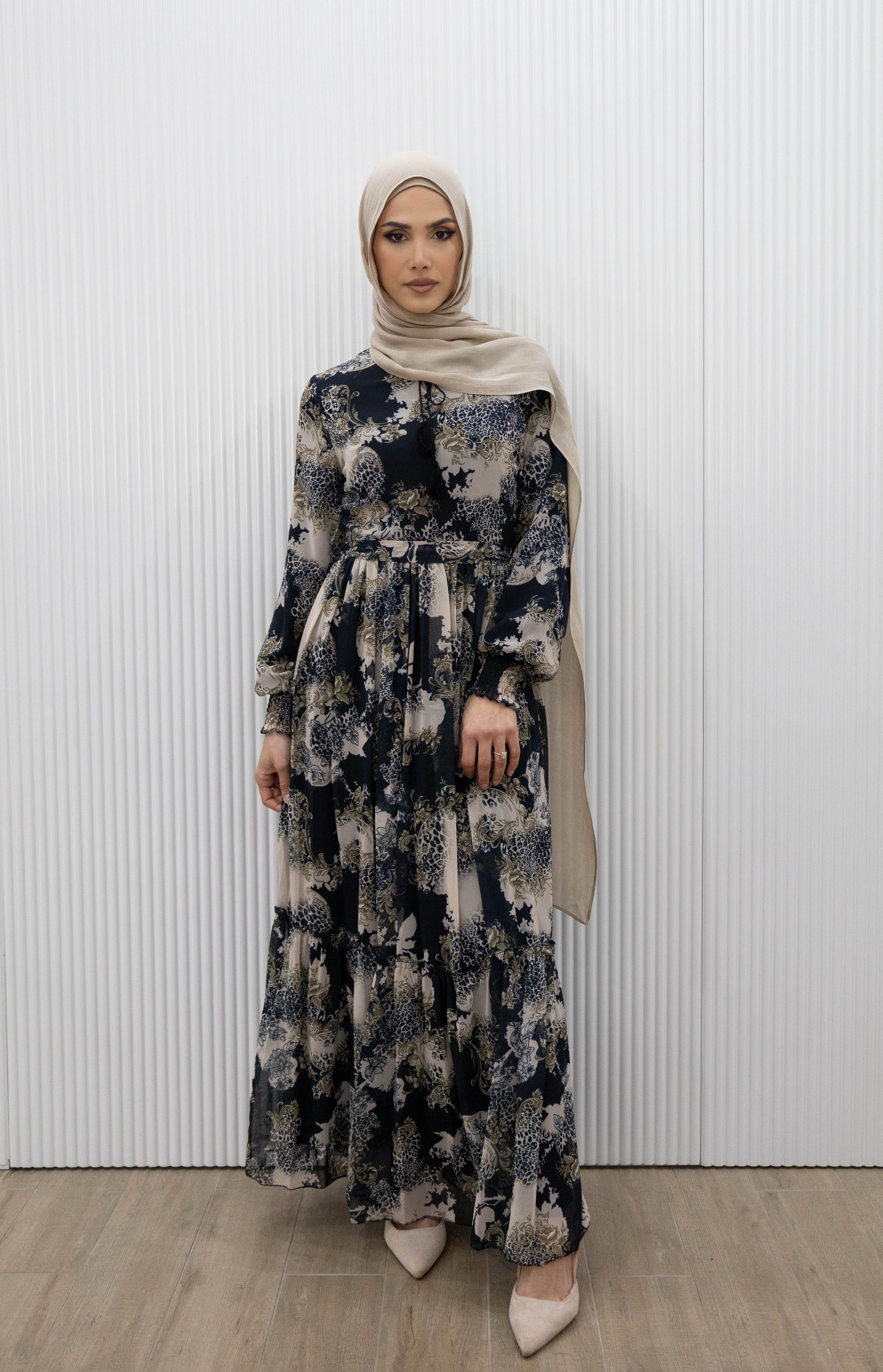 MAYSOUN CHIFFON DRESS