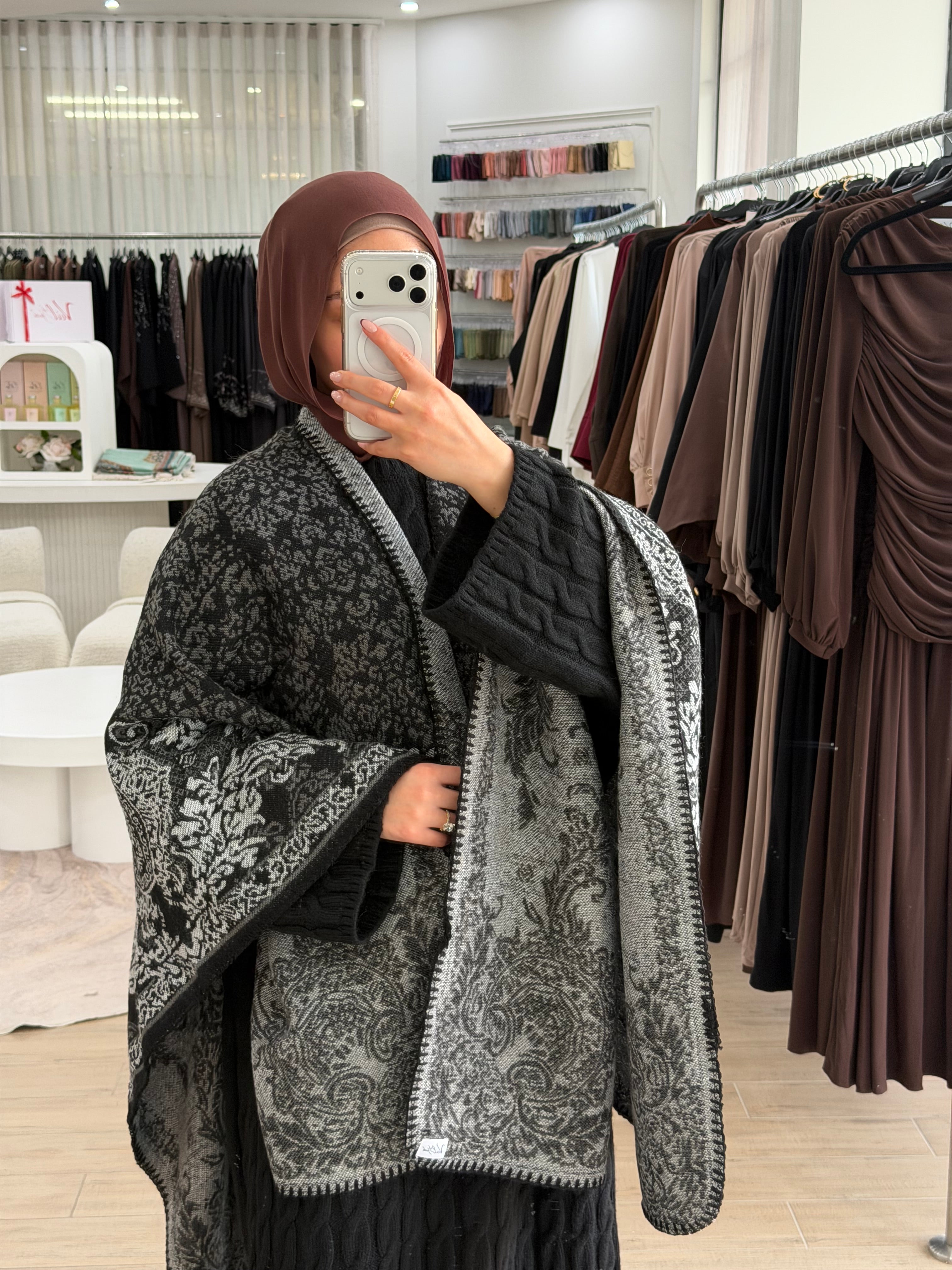 HERITAGE PONCHO- MIDNIGHT