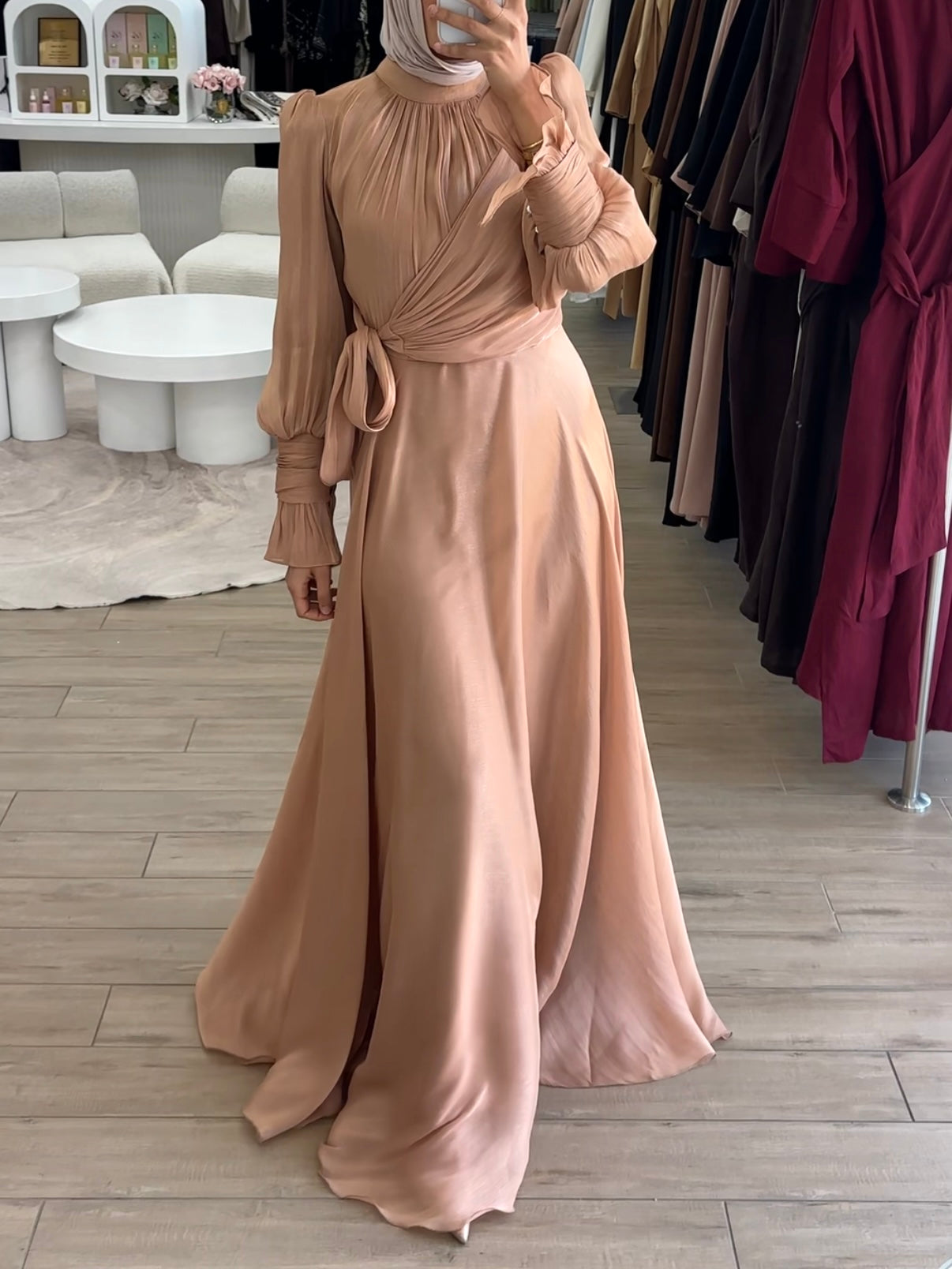 HODA FORMAL DRESS -BRONZE