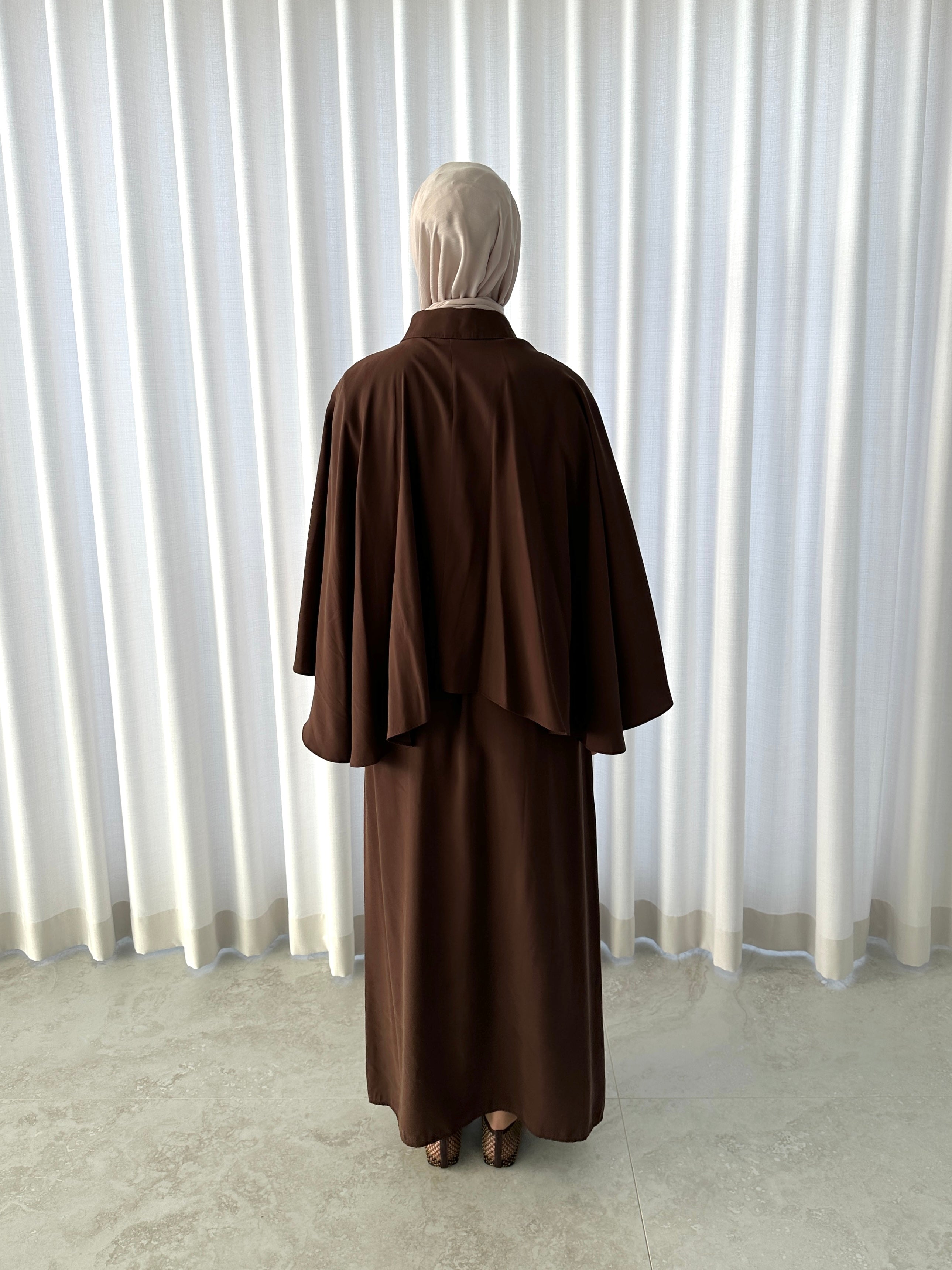NAYLA CAPE DRESS